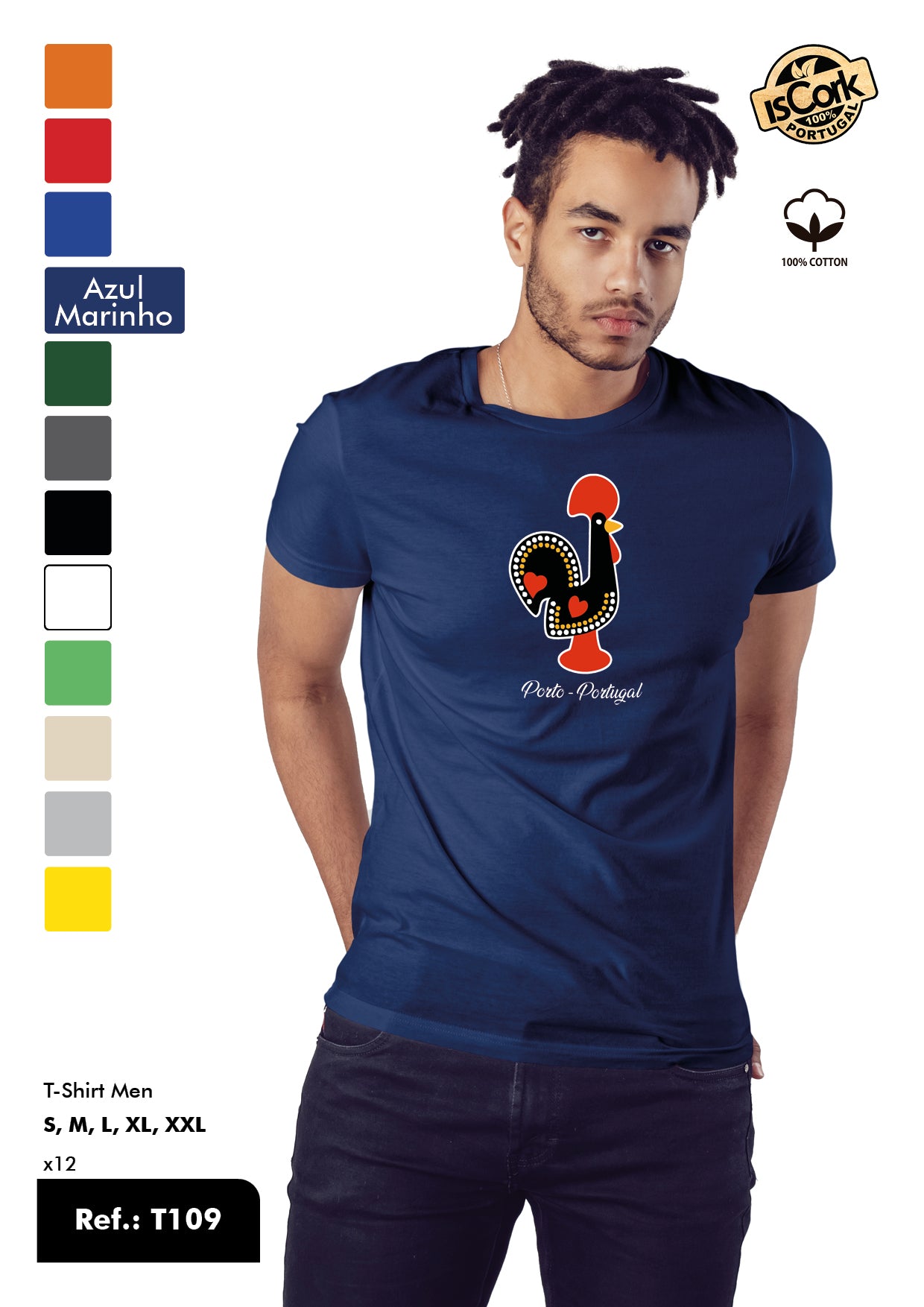T-Shirt Adulto - Ref. T109 - Porto