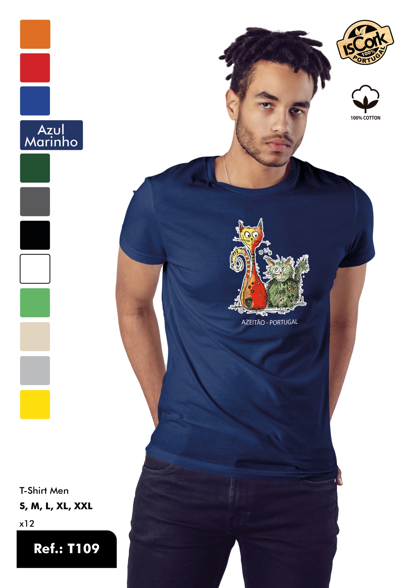 T-Shirt Adulto - Ref. T109 - Azeitão