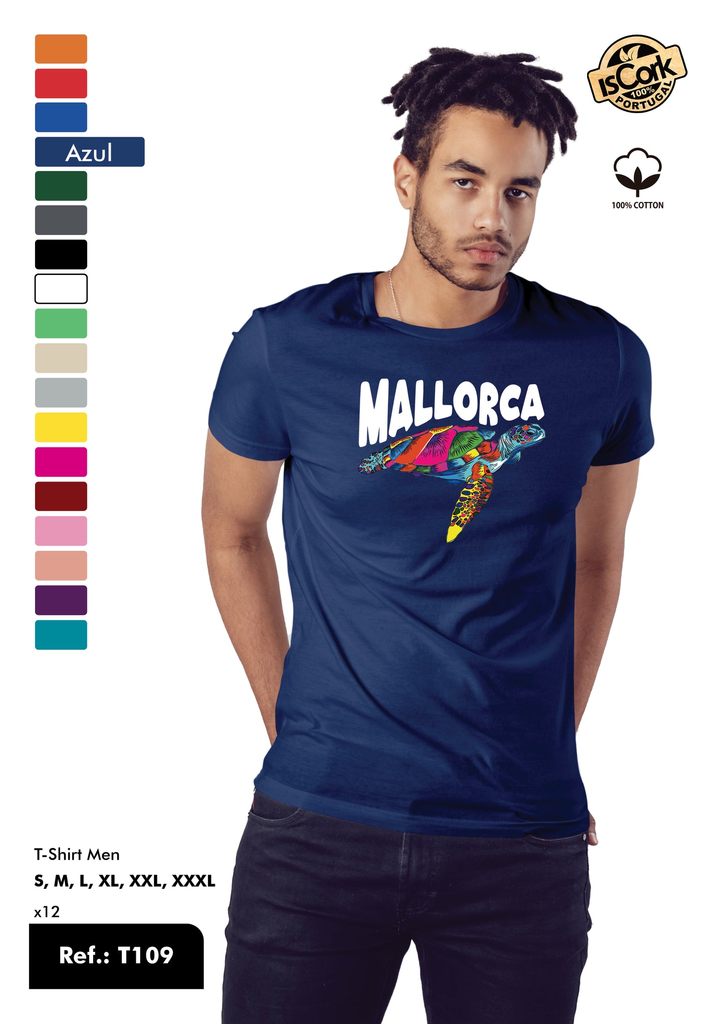 T-Shirt Adulto - Ref. T109 - Mallorca