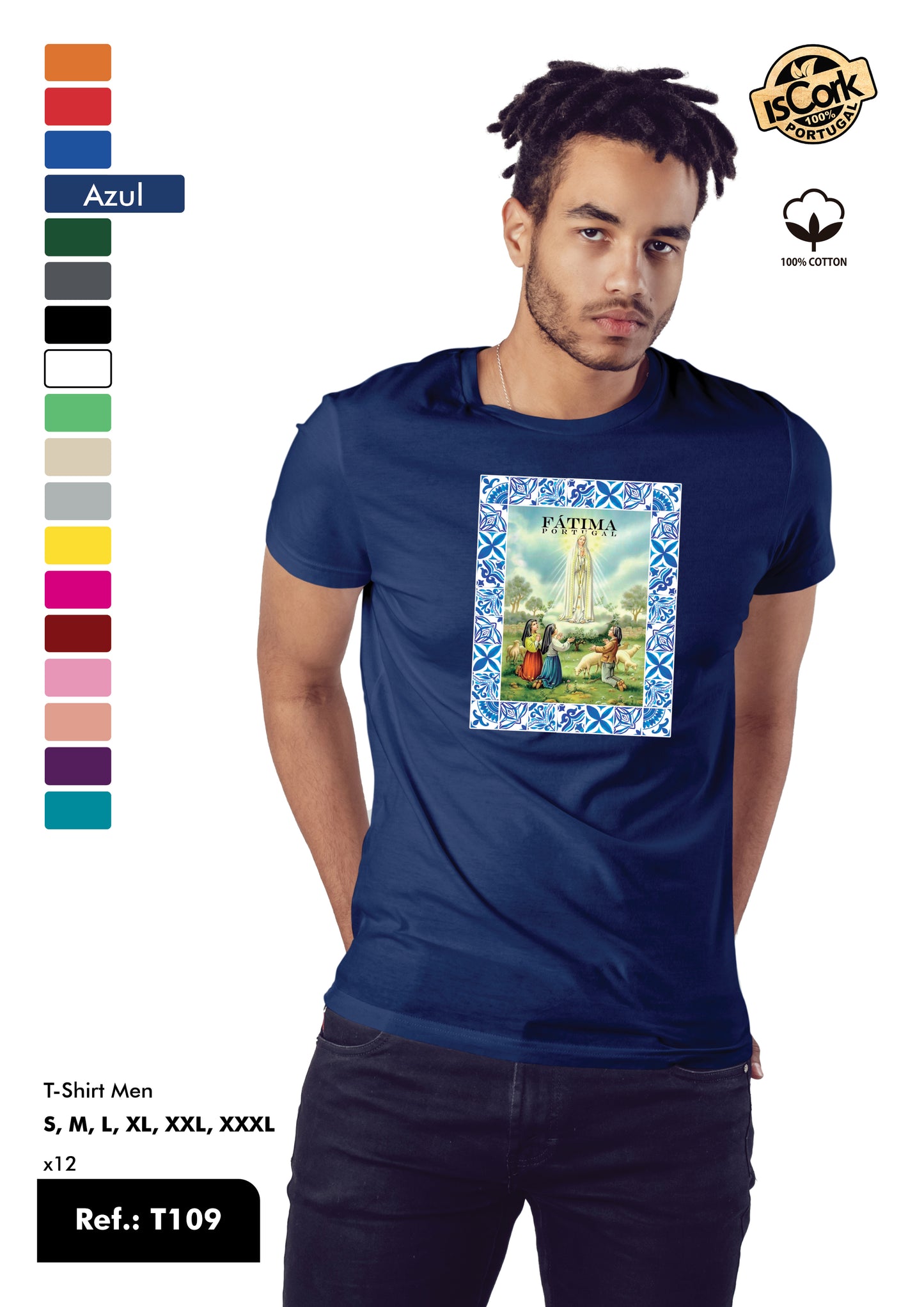 T-Shirt Adulto - Ref. T109 - Fátima
