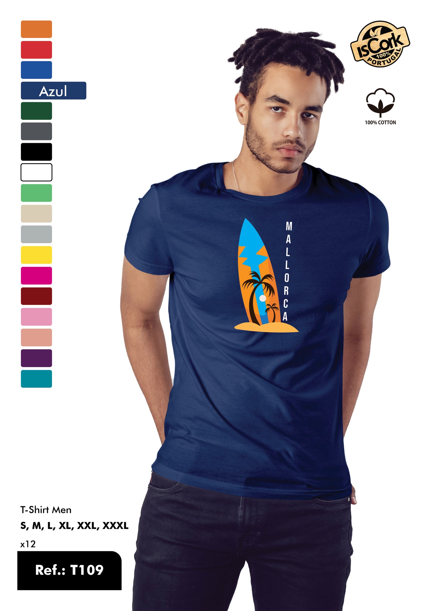 T-Shirt Adulto - Ref. T109 - Mallorca