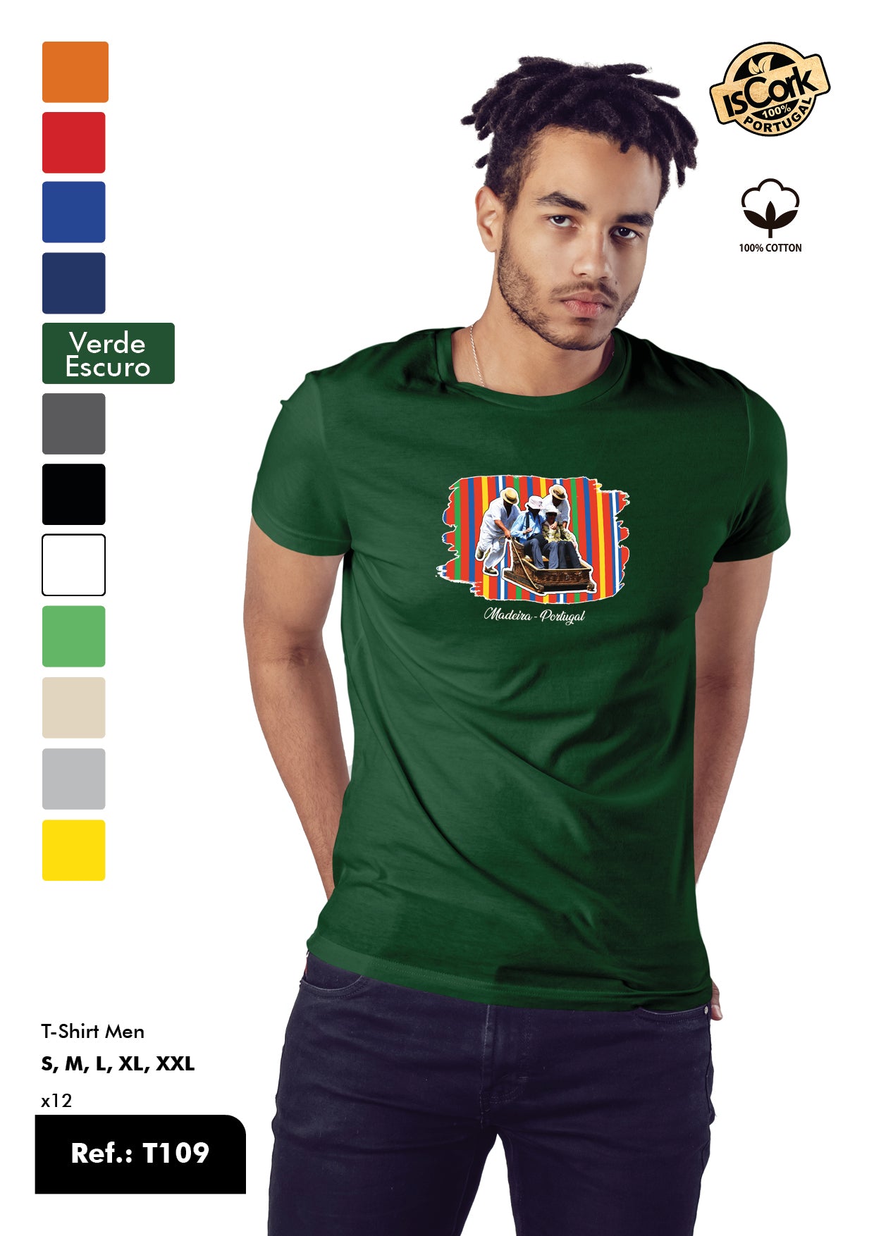 T-Shirt Adulto - Ref. T109 - Madeira