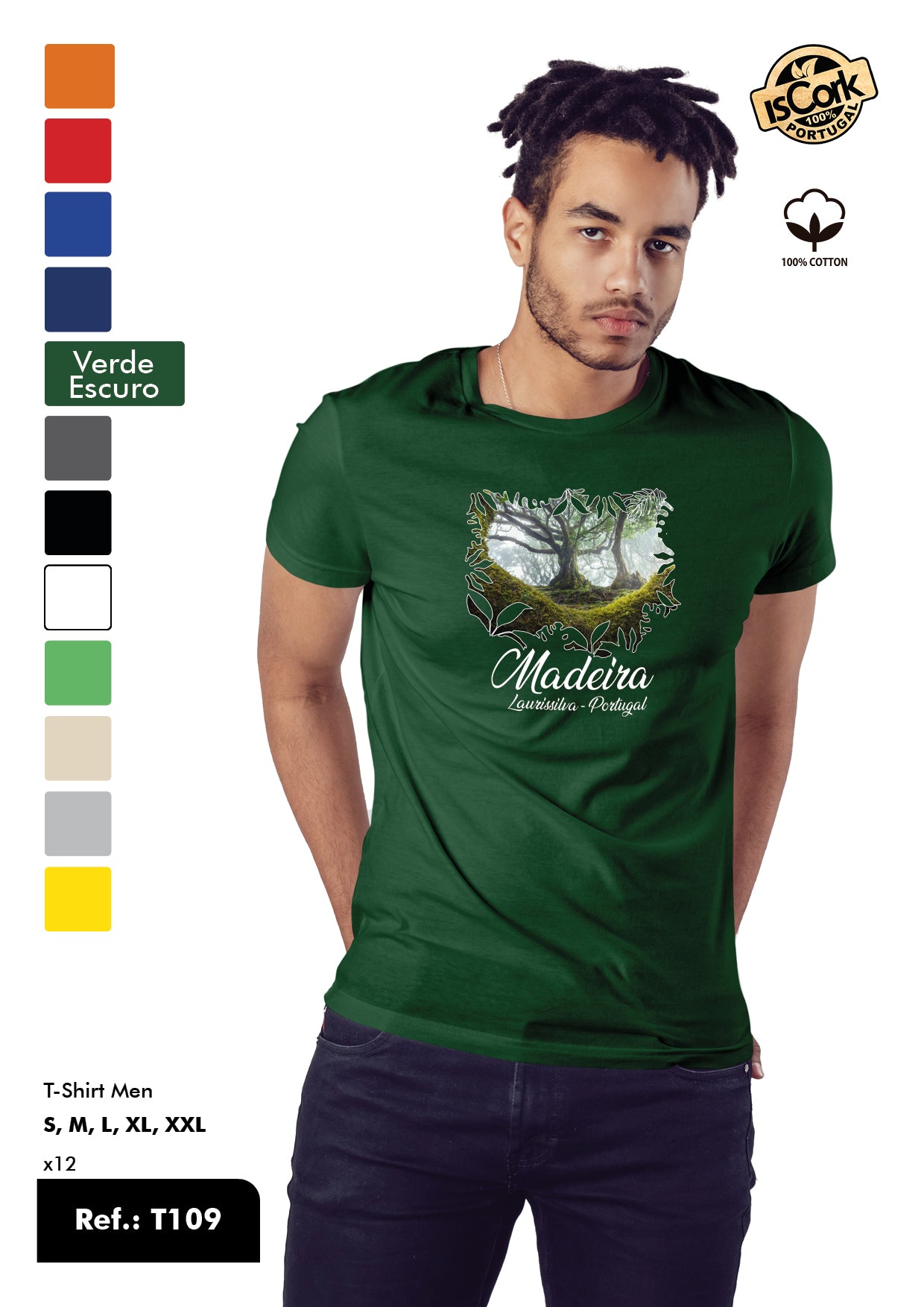 T-Shirt Adulto - Ref. T109 - Madeira