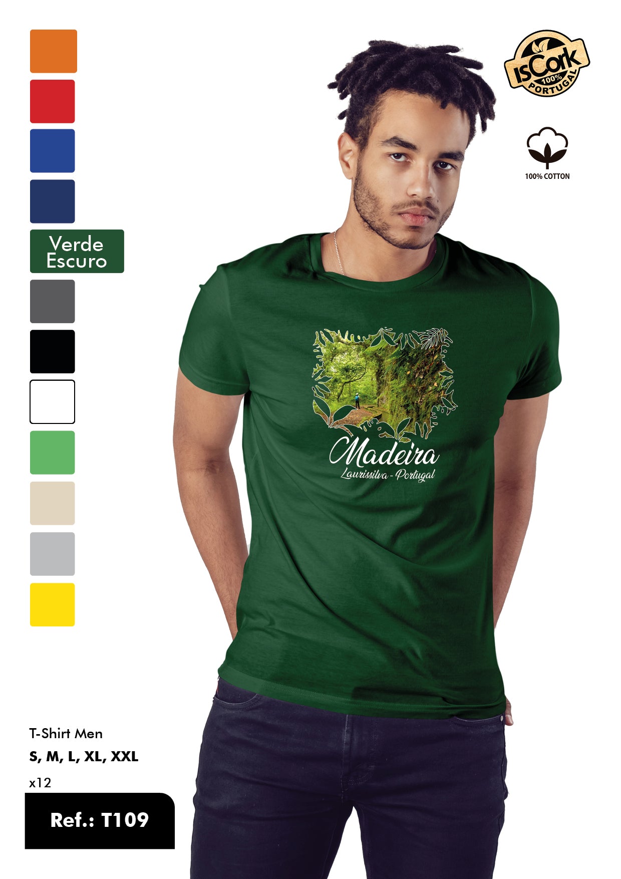 T-Shirt Adulto - Ref. T109 - Madeira