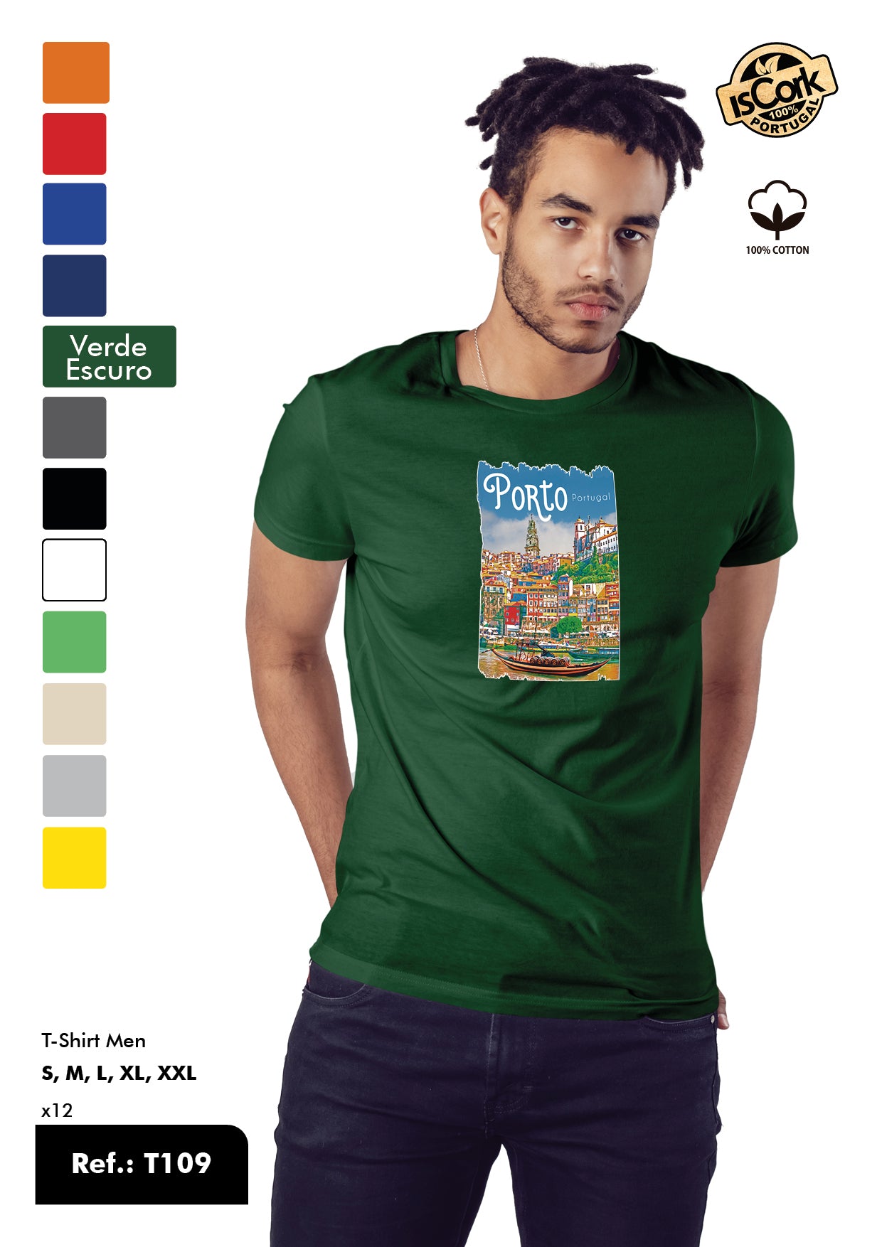 T-Shirt Adulto - Ref. T109 - Porto
