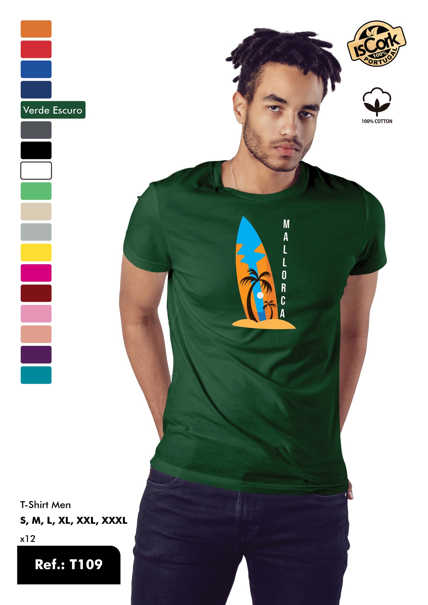T-Shirt Adulto - Ref. T109 - Mallorca