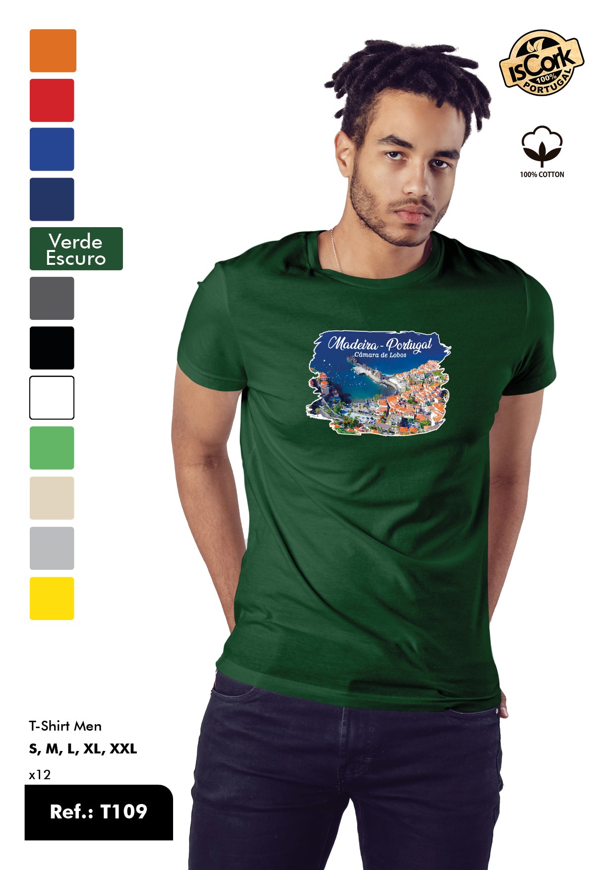 T-Shirt Adulto - Ref. T109 - Madeira