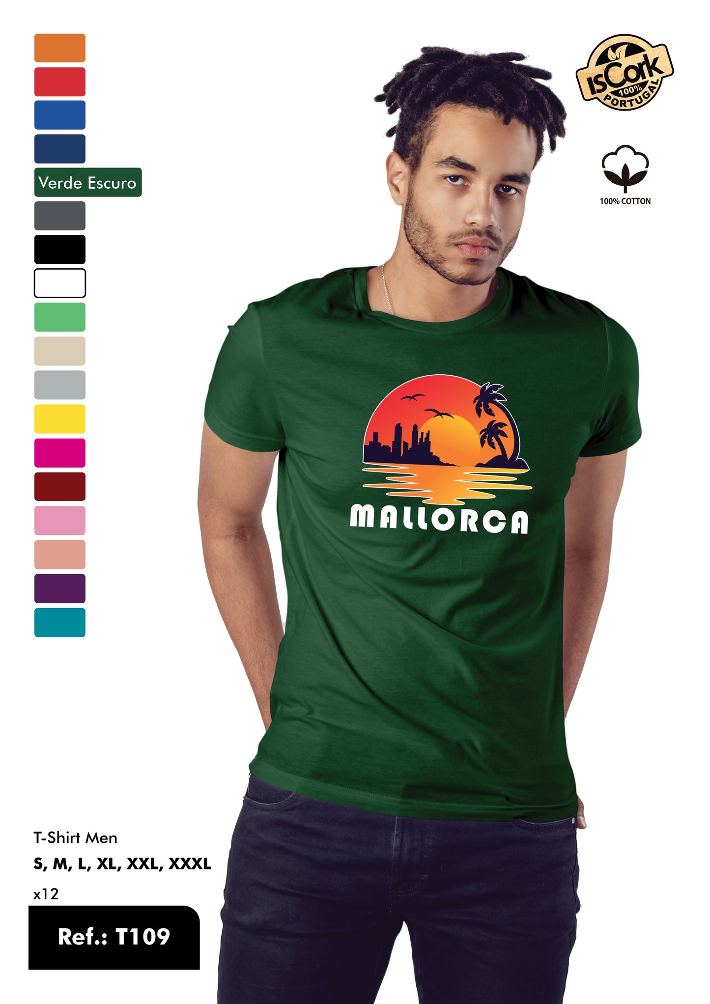 T-Shirt Adulto - Ref. T109 - Mallorca