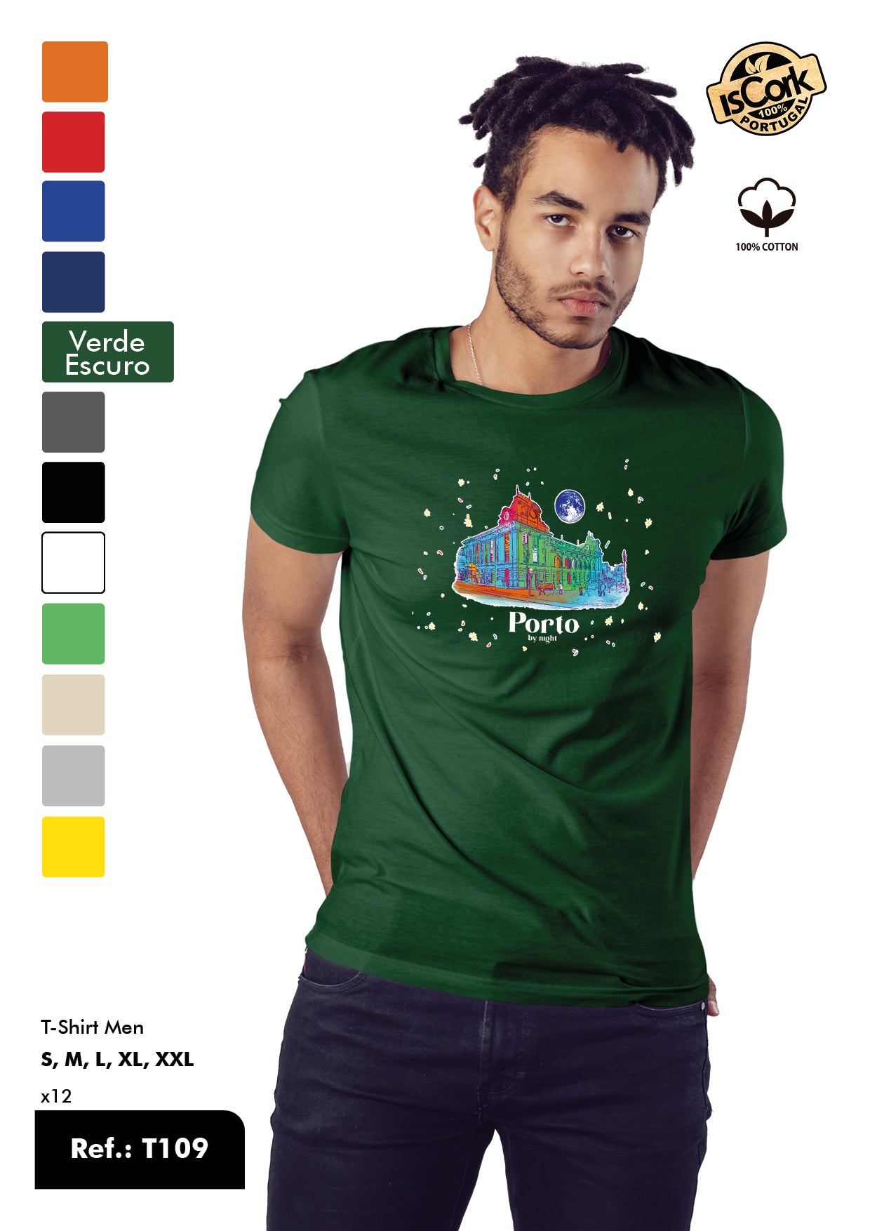 T-Shirt Adulto - Ref. T109 - Porto
