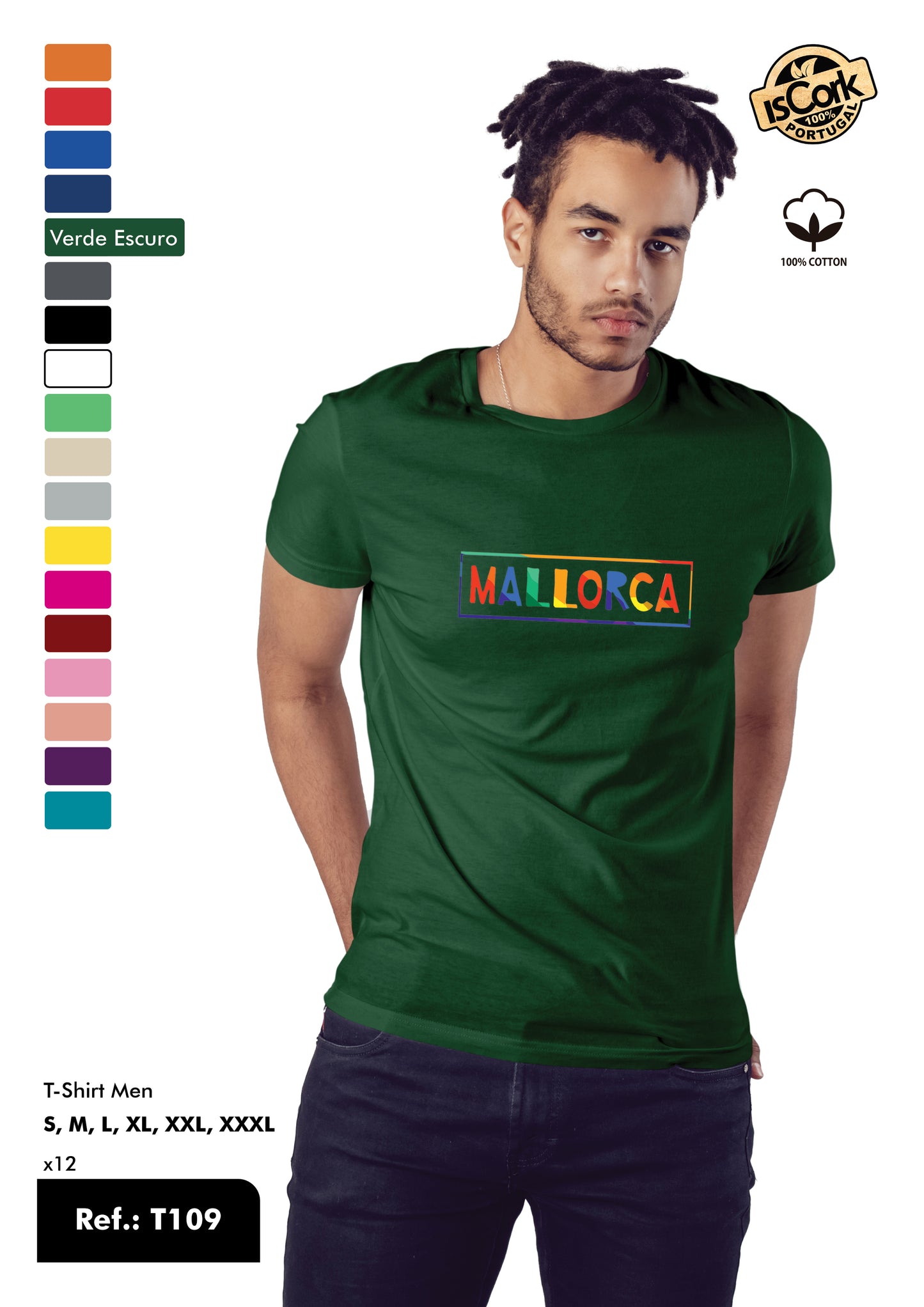 T-Shirt Adulto - Ref. T109 - Mallorca