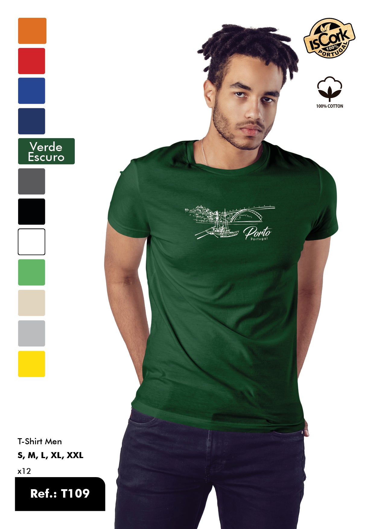 T-Shirt Adulto - Ref. T109 - Porto