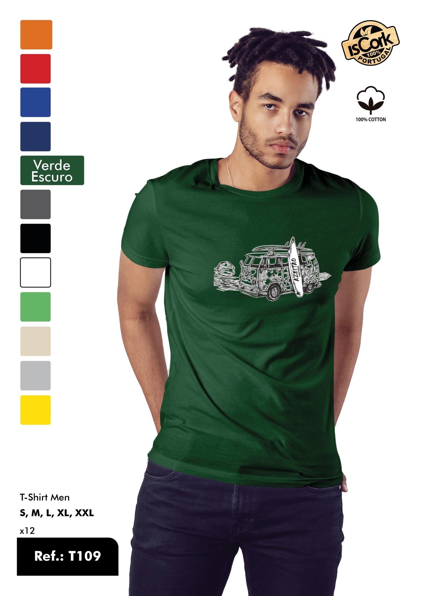 T-Shirt Adulto - Ref. T109 - Azeitão