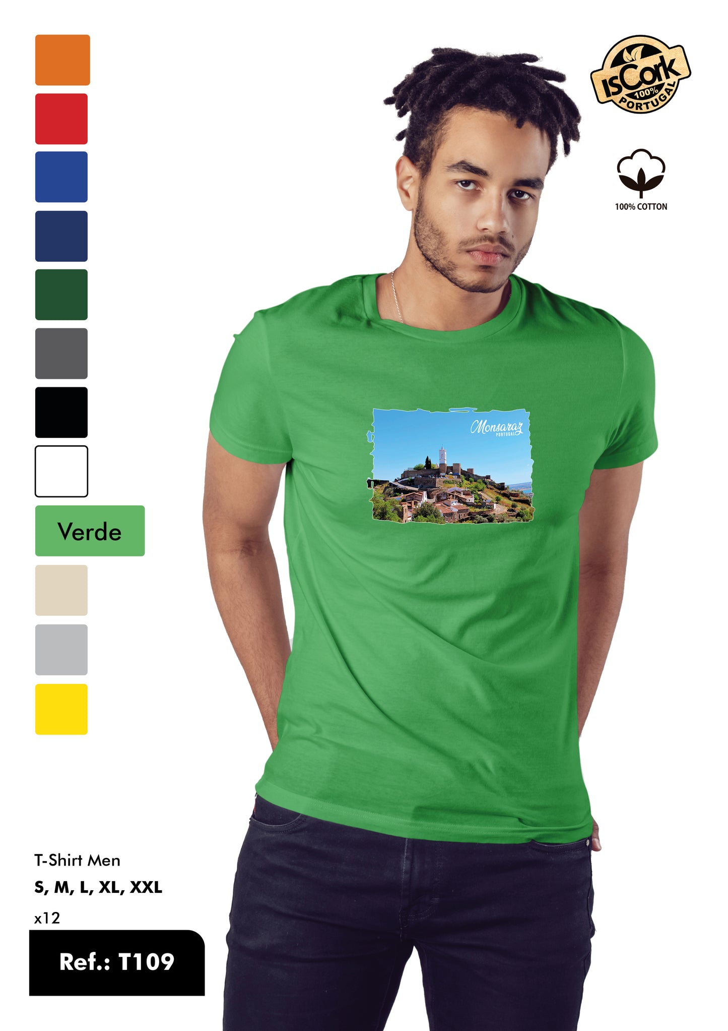 T-Shirt Adulto - Ref. T109 - Monsaraz