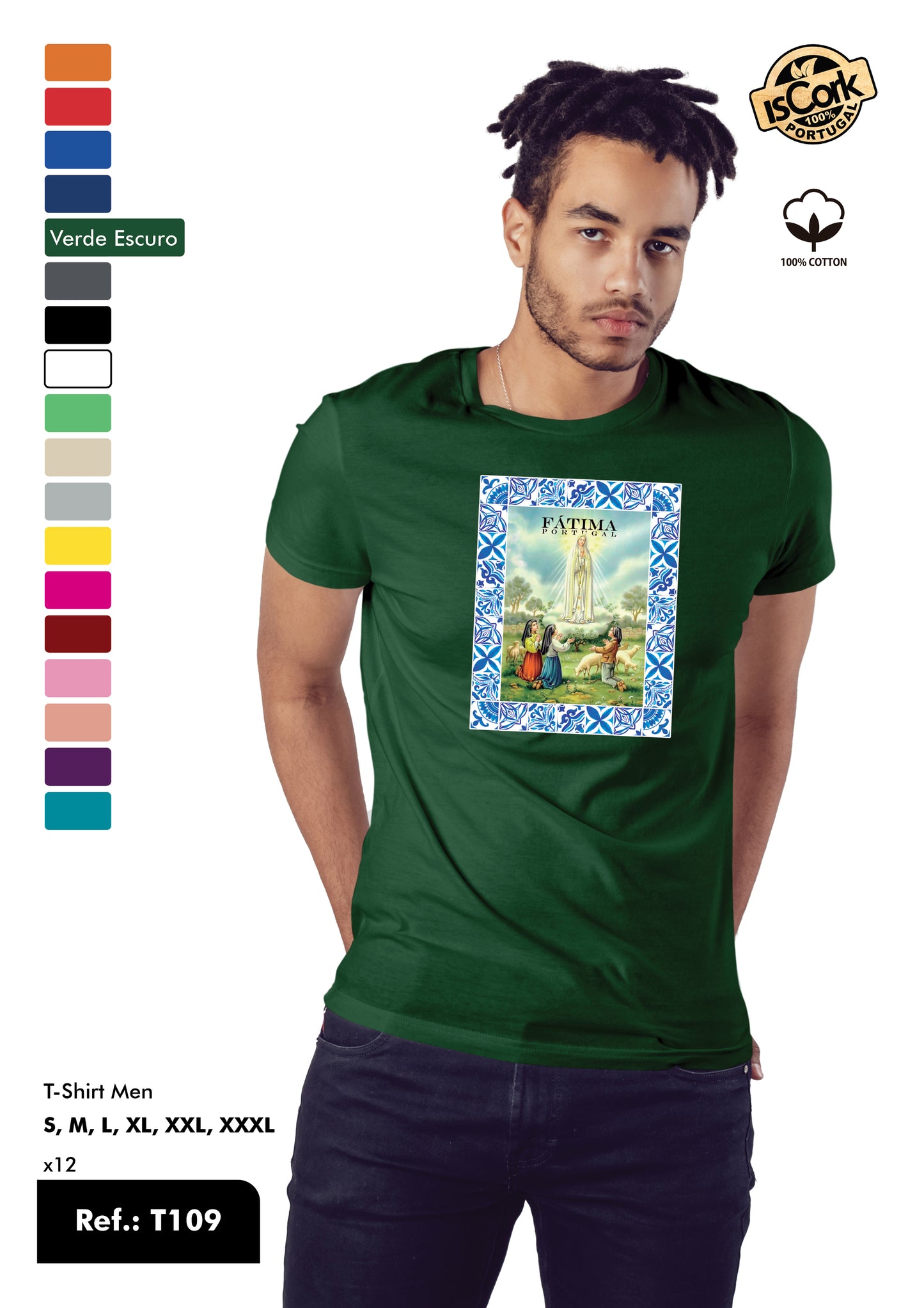 T-Shirt Adulto - Ref. T109 - Fátima