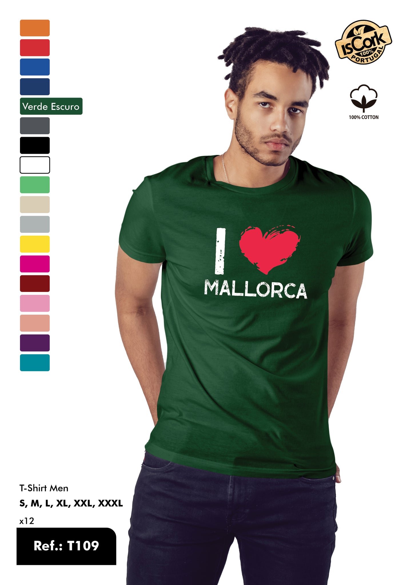 T-Shirt Adulto - Ref. T109 - Mallorca