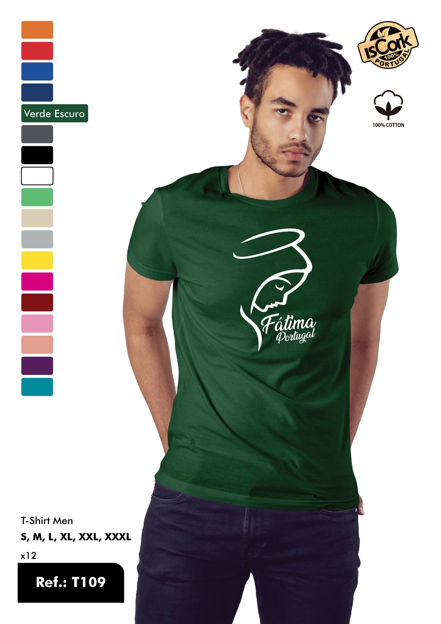 T-Shirt Adulto - Ref. T109 - Fátima