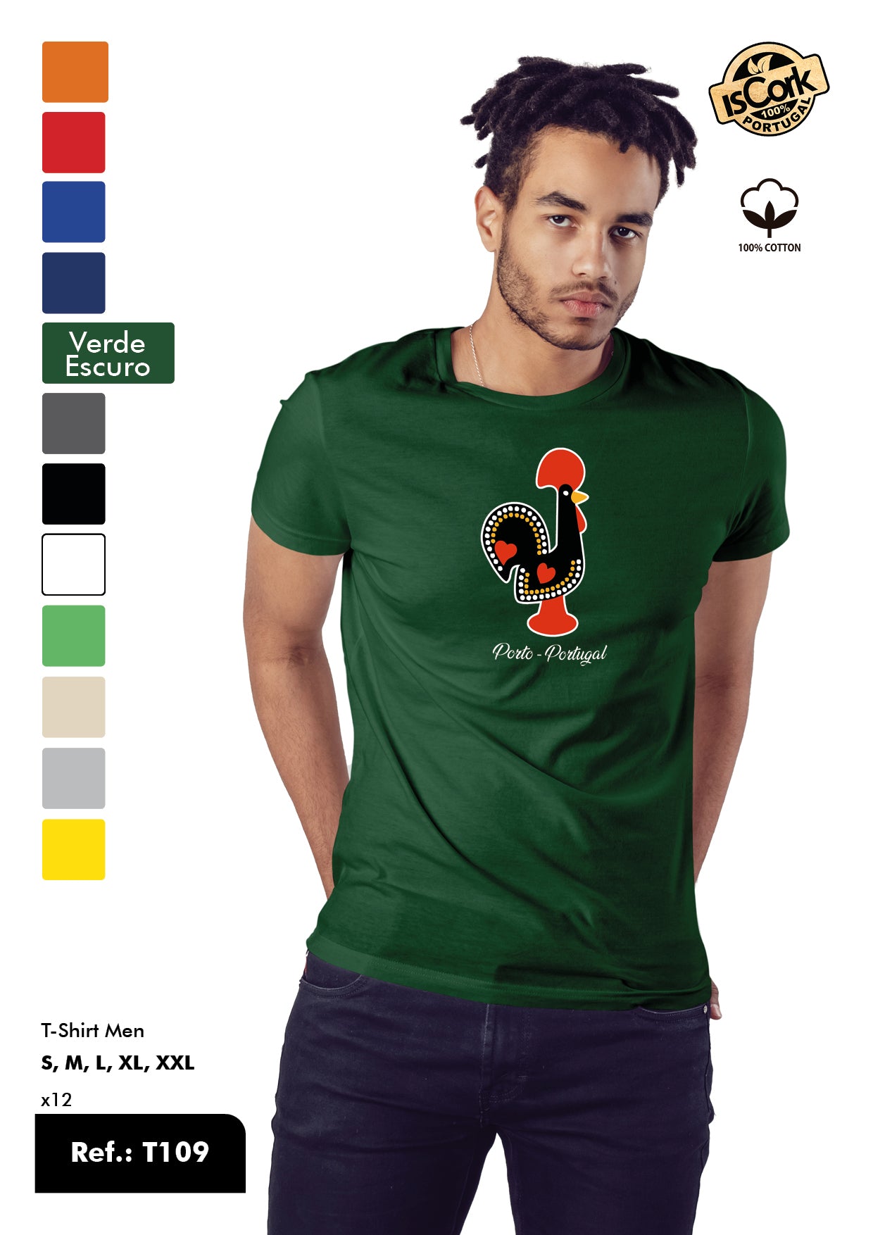 T-Shirt Adulto - Ref. T109 - Porto