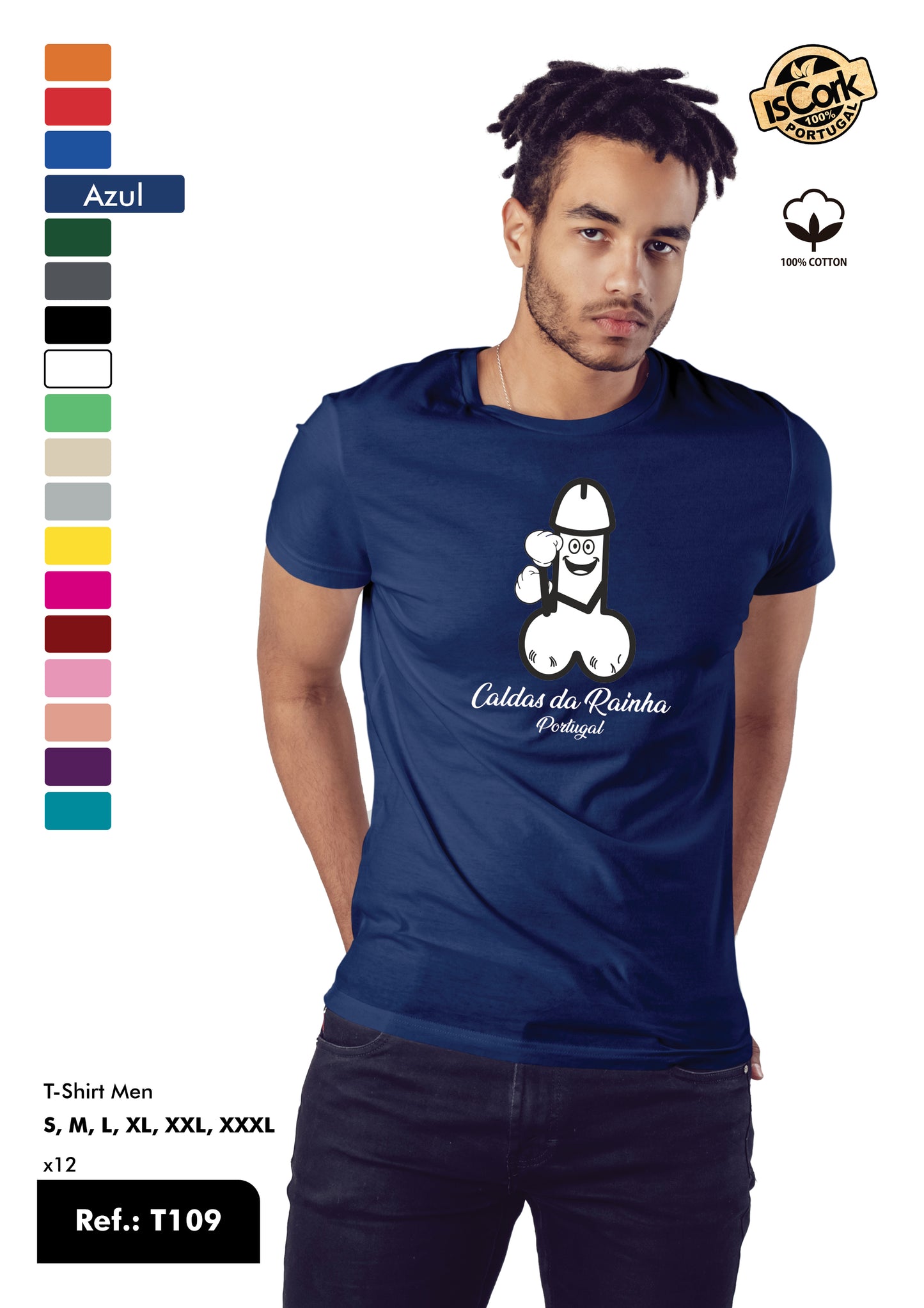 T-Shirt Adulto - Ref. T109 - Caldas da Rainha