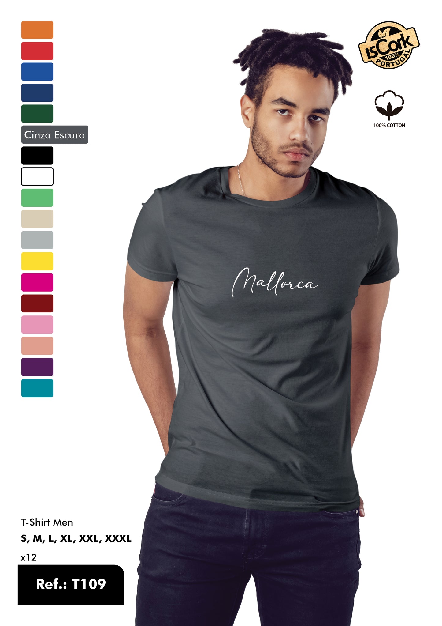 T-Shirt Adulto - Ref. T109 - Mallorca