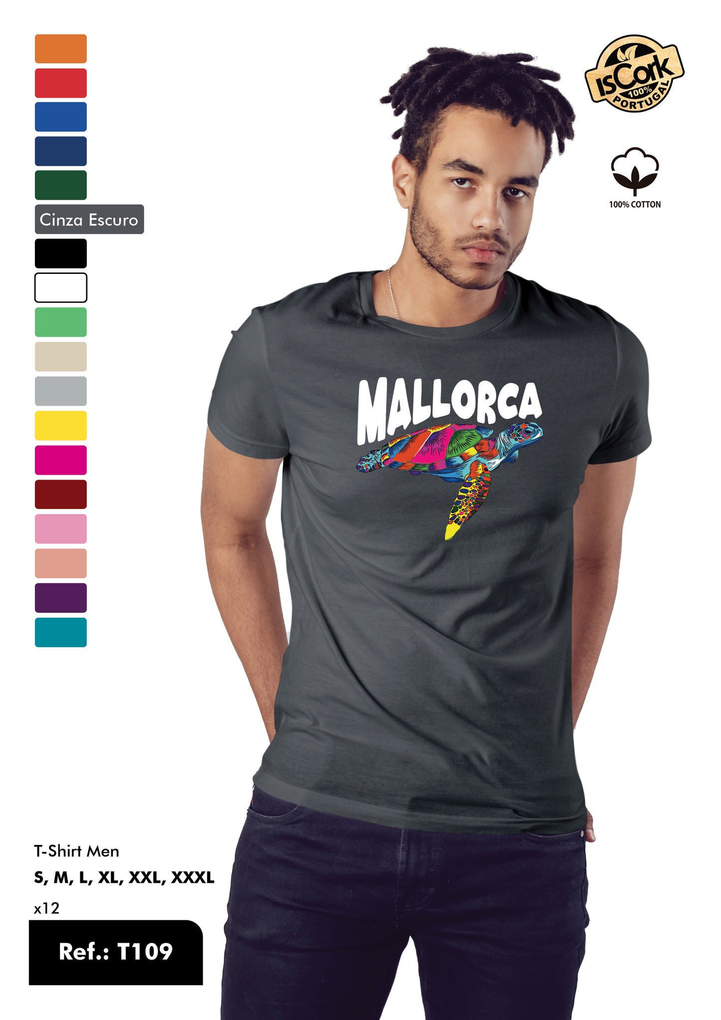 T-Shirt Adulto - Ref. T109 - Mallorca