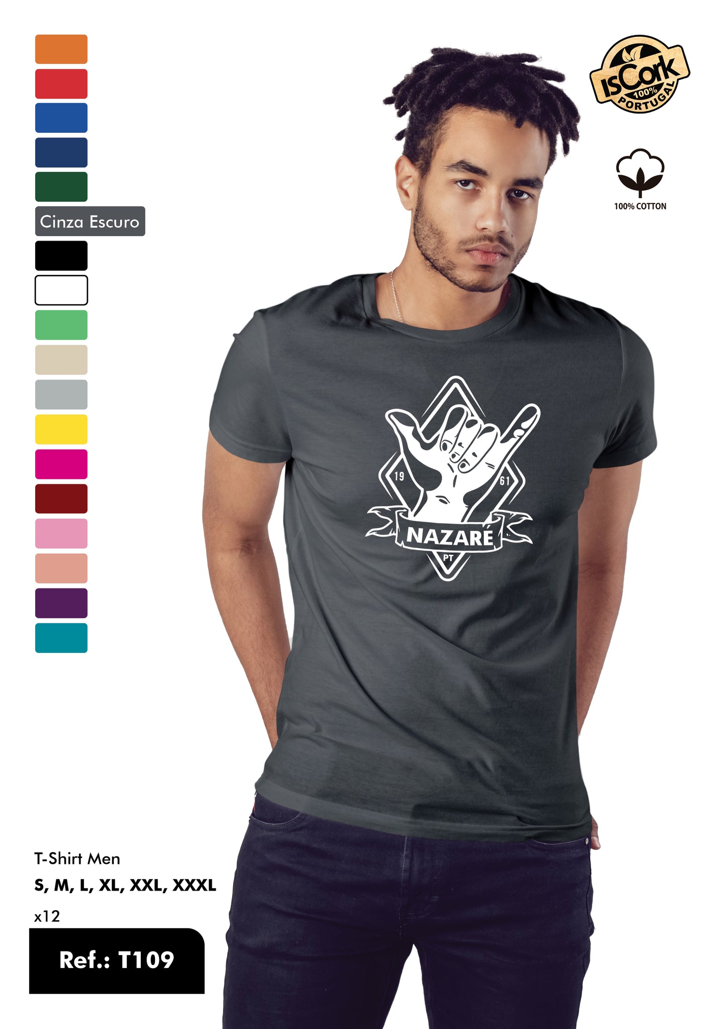 T-Shirt Adulto - Ref. T109 - Nazaré