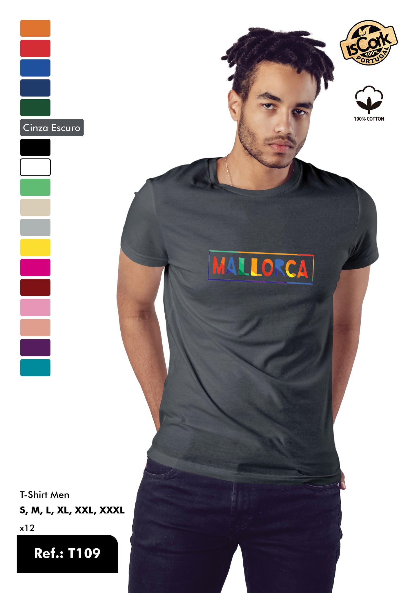 T-Shirt Adulto - Ref. T109 - Mallorca