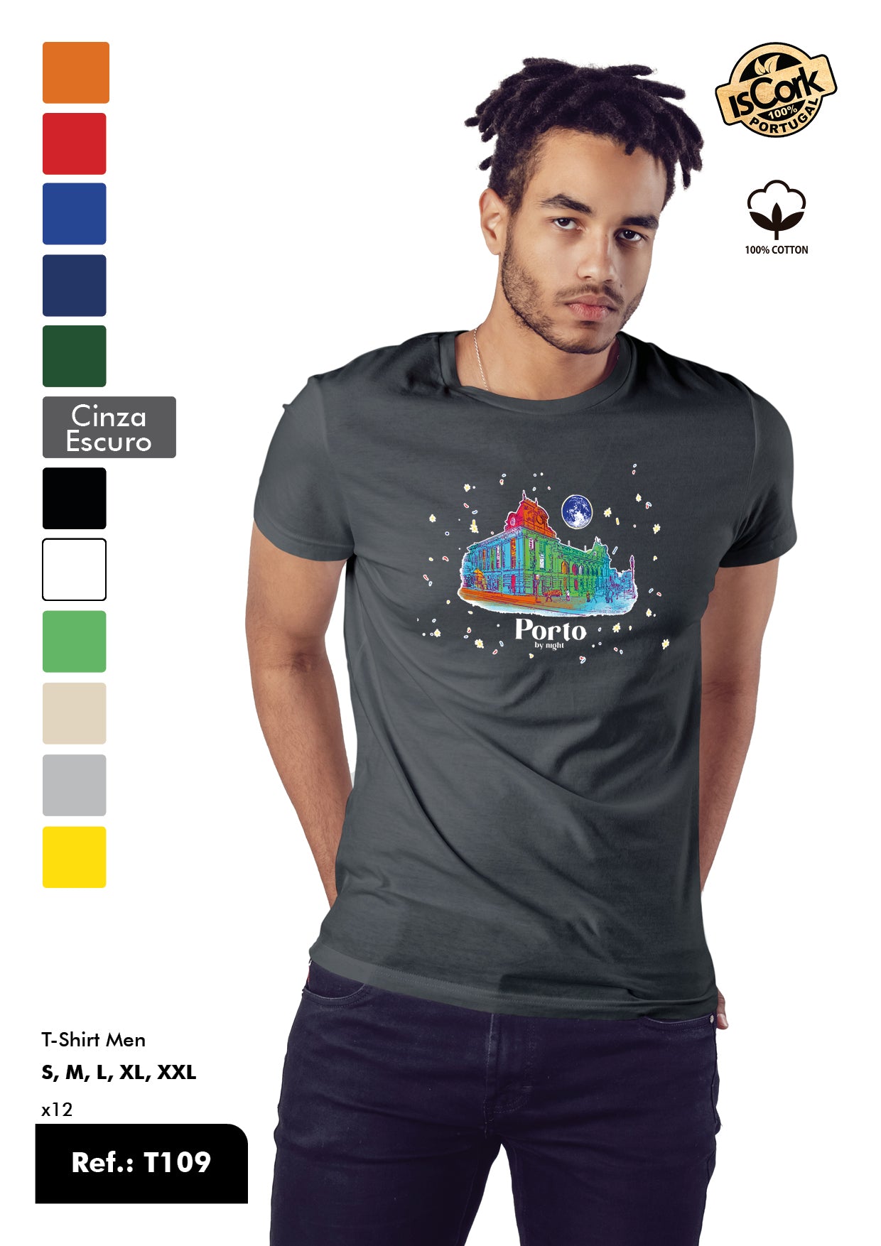 T-Shirt Adulto - Ref. T109 - Porto