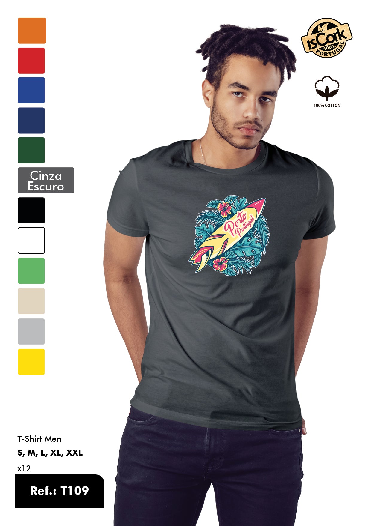 T-Shirt Adulto - Ref. T109 - Porto