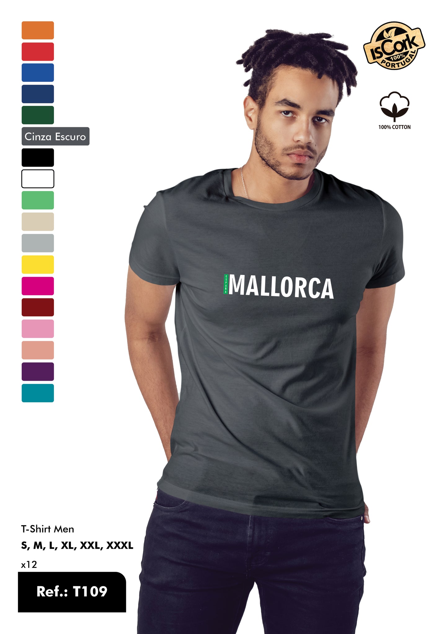 T-Shirt Adulto - Ref. T109 - Mallorca