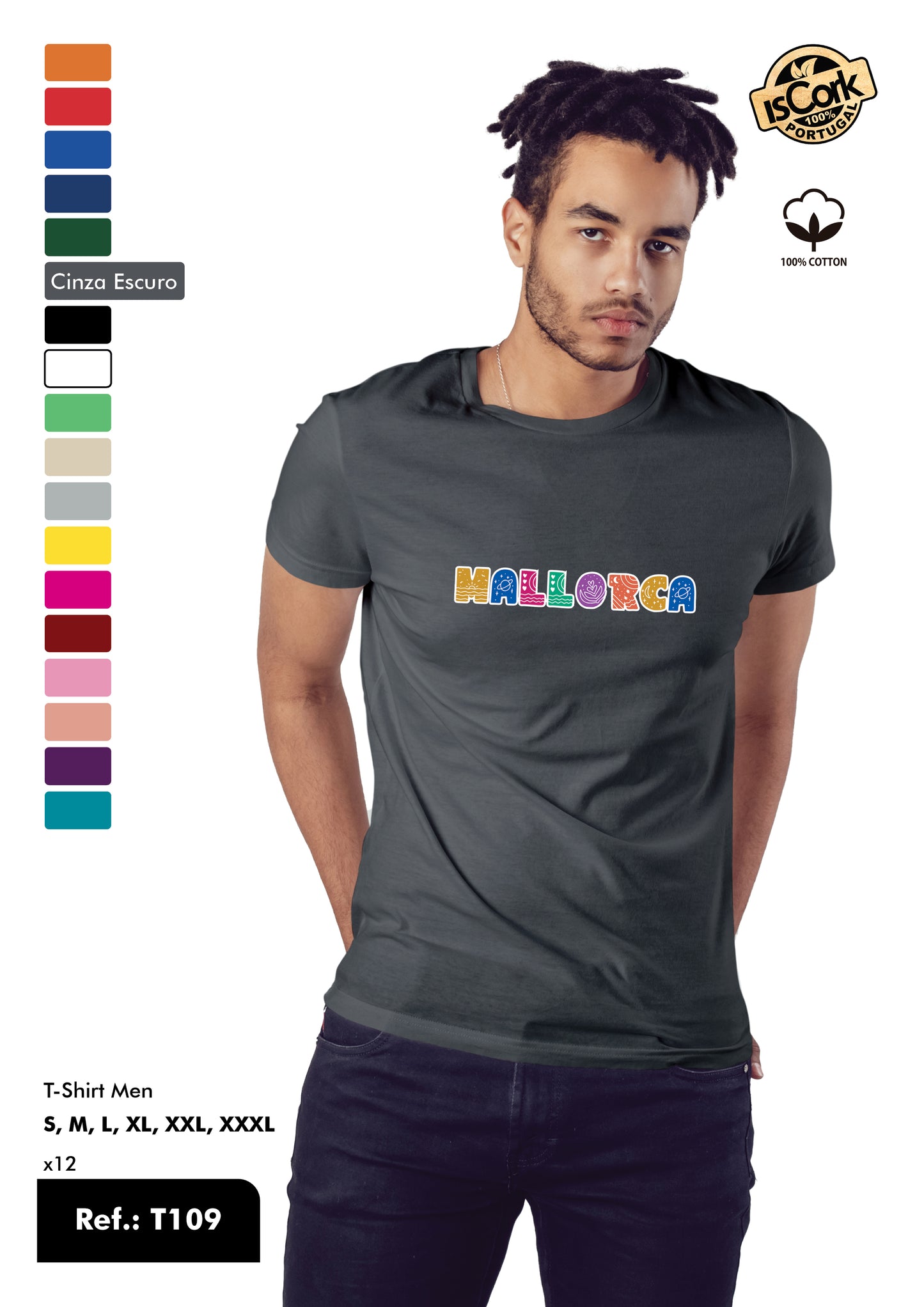 T-Shirt Adulto - Ref. T109 - Mallorca