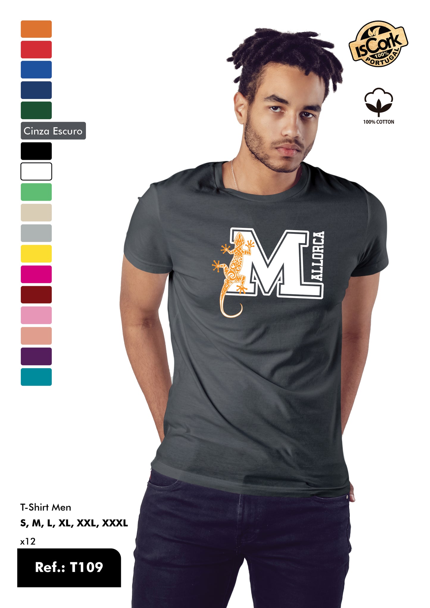 T-Shirt Adulto - Ref. T109 - Mallorca