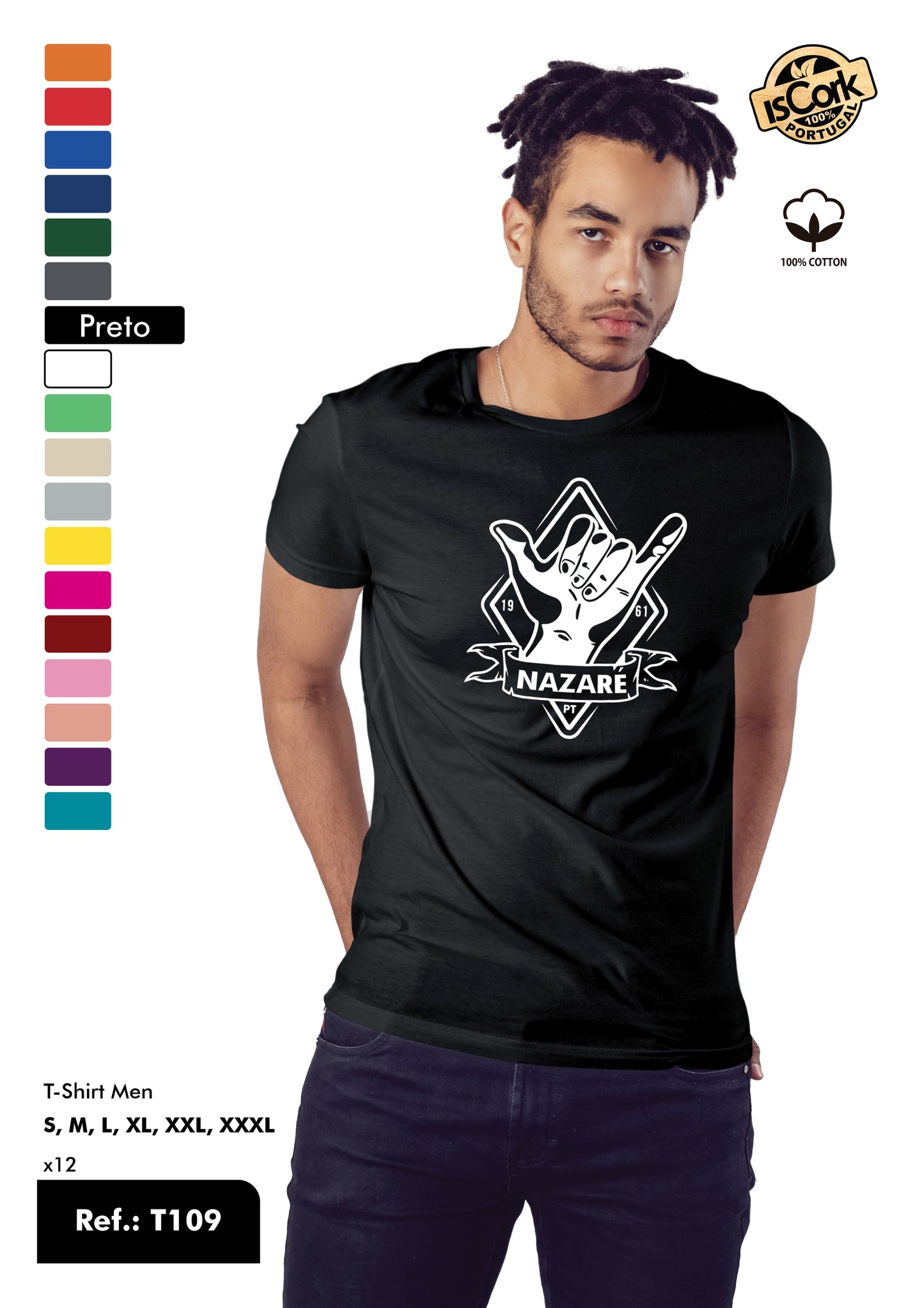 T-Shirt Adulto - Ref. T109 - Nazaré