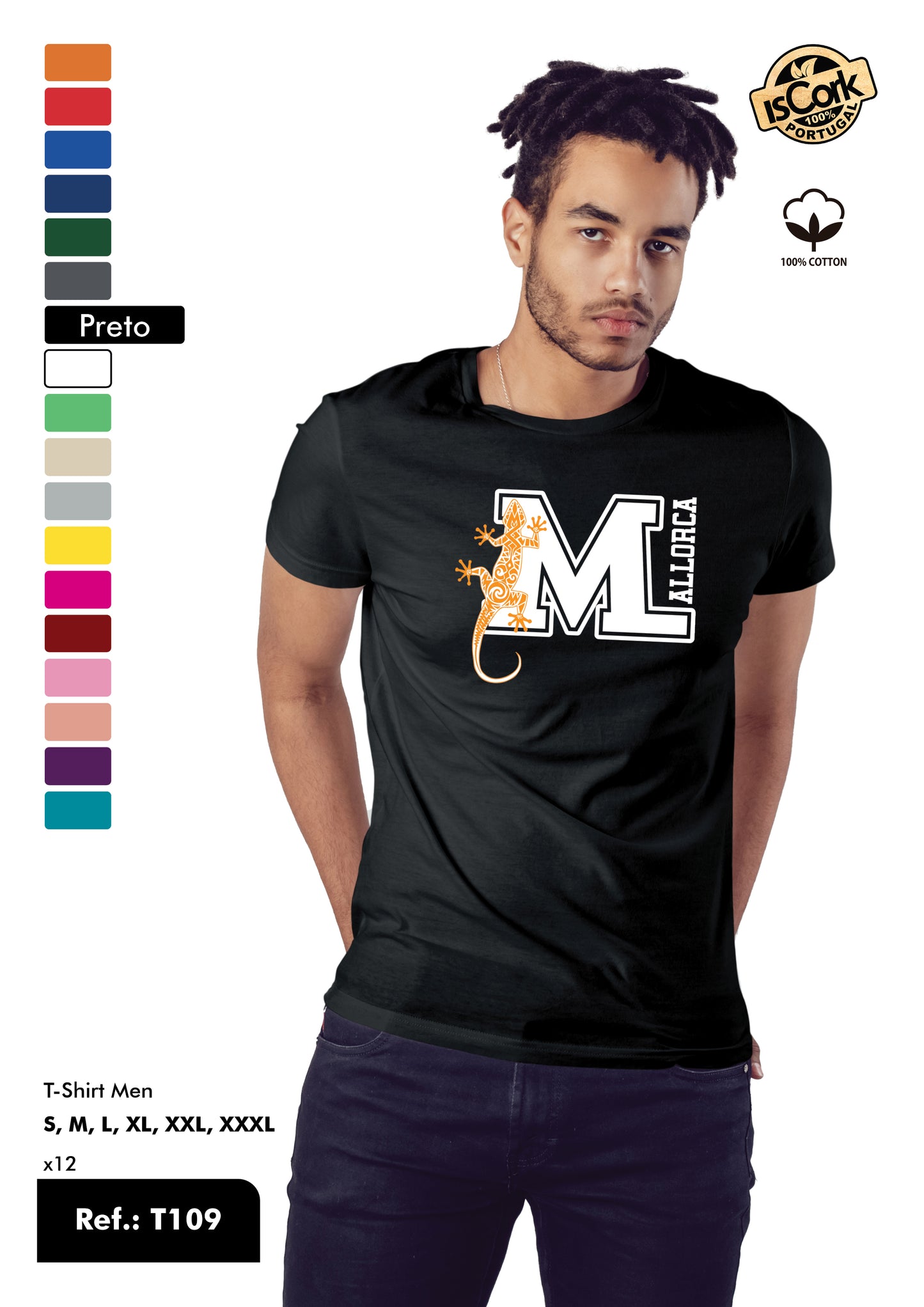 T-Shirt Adulto - Ref. T109 - Mallorca