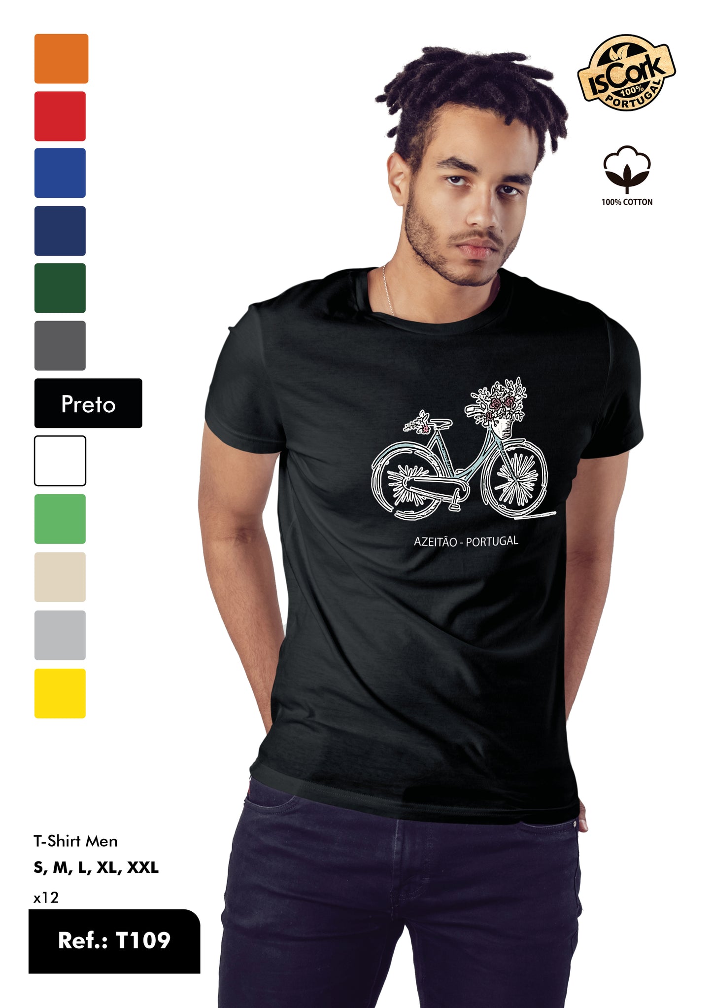 T-Shirt Adulto - Ref. T109 - Azeitão