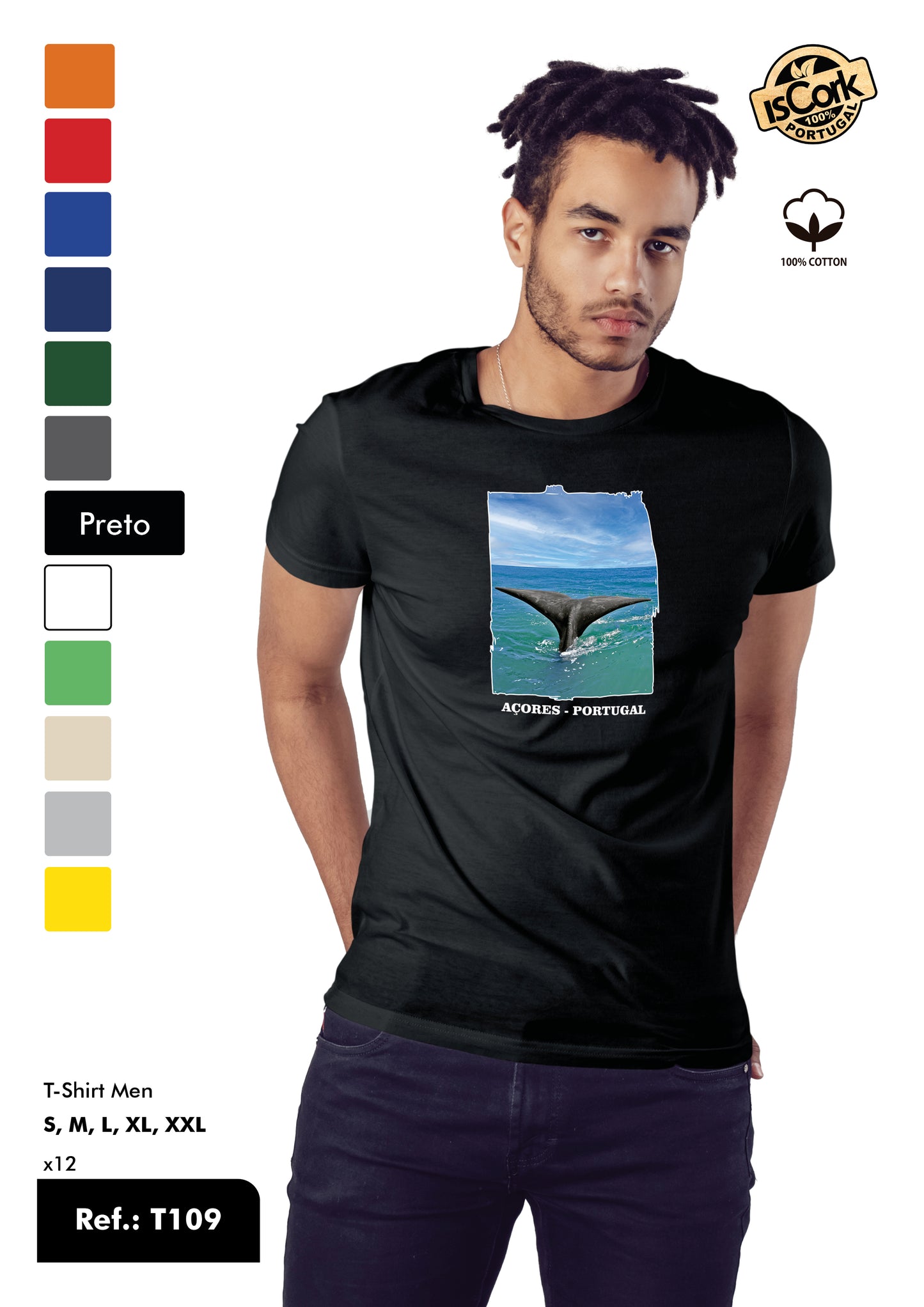 T-Shirt Adulto - Ref. T109 - Açores