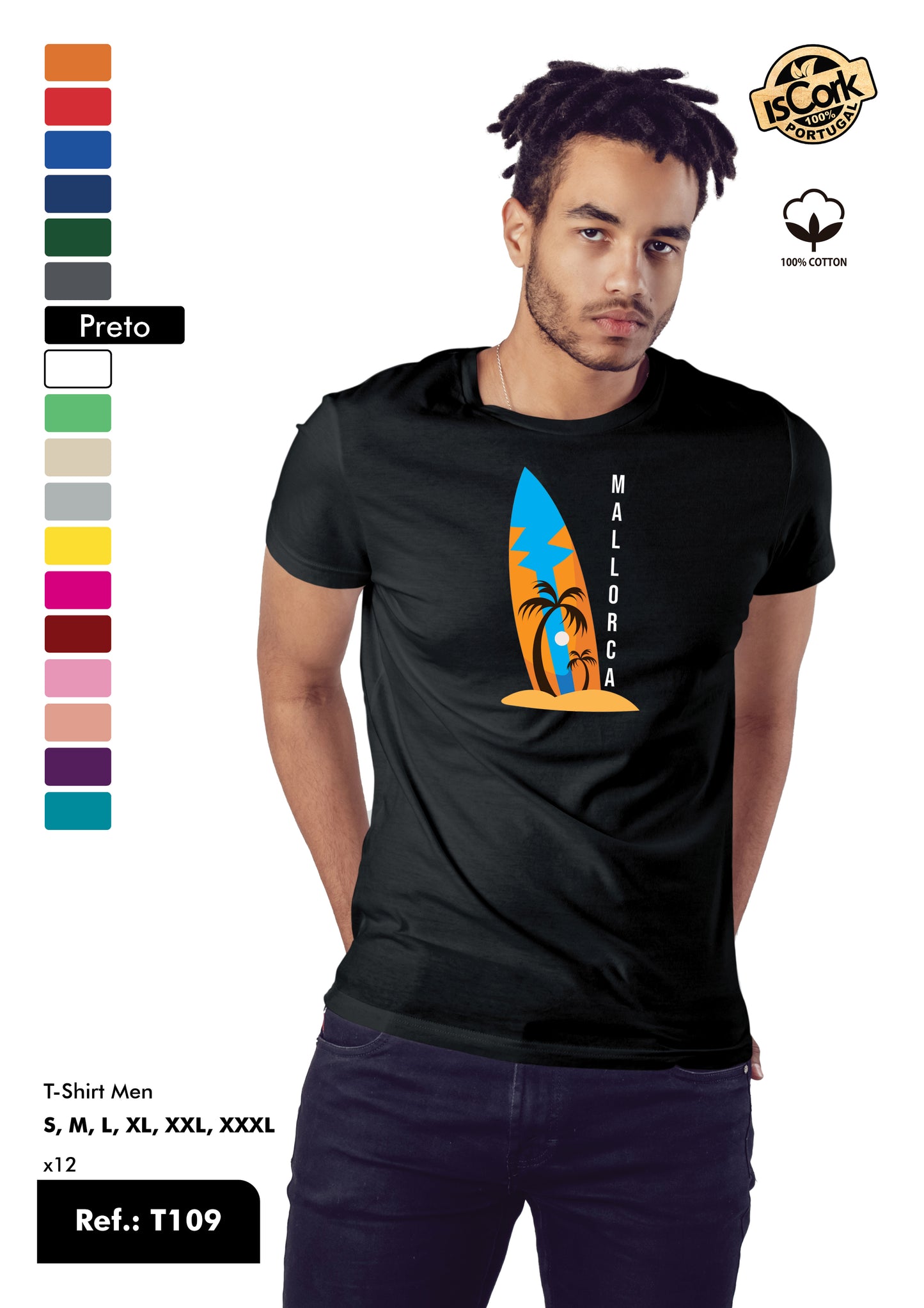 T-Shirt Adulto - Ref. T109 - Mallorca