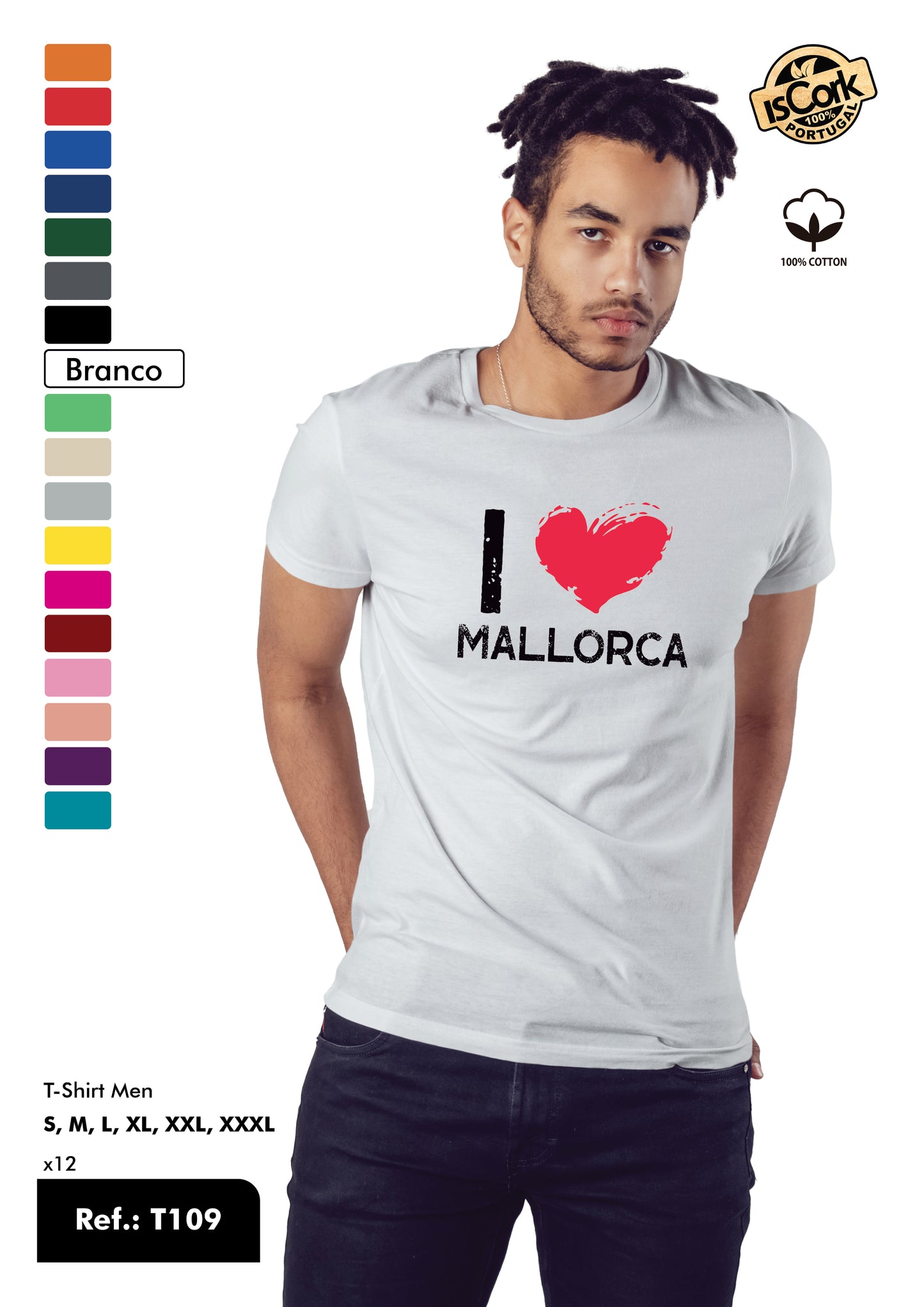 T-Shirt Adulto - Ref. T109 - Mallorca