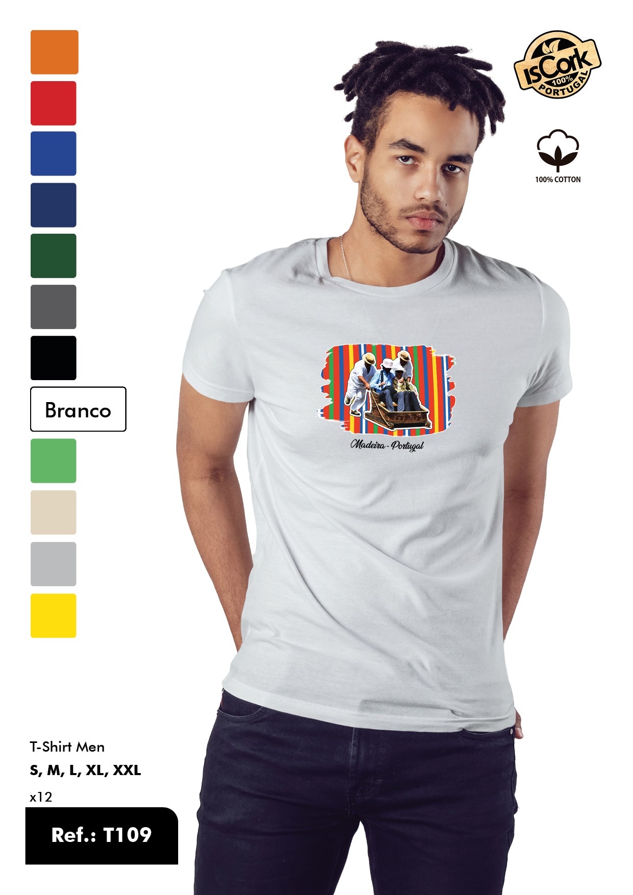 T-Shirt Adulto - Ref. T109 - Madeira