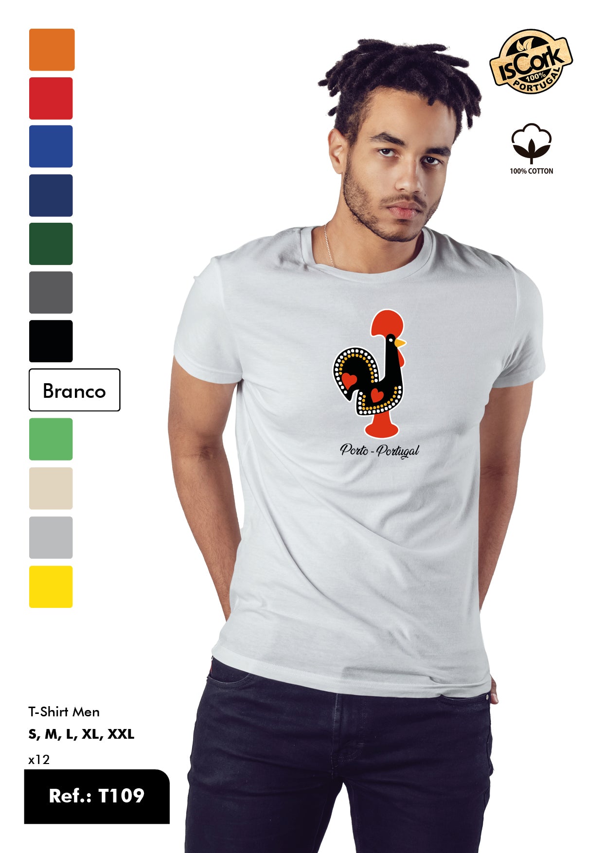 T-Shirt Adulto - Ref. T109 - Porto