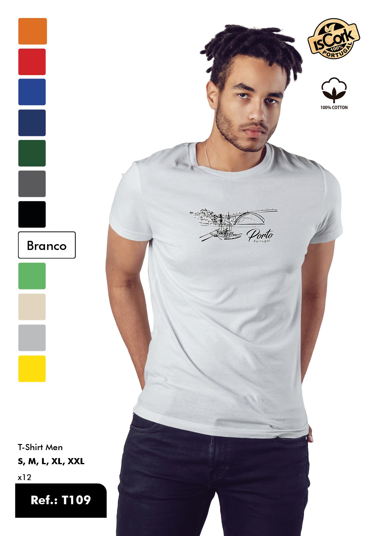 T-Shirt Adulto - Ref. T109 - Porto