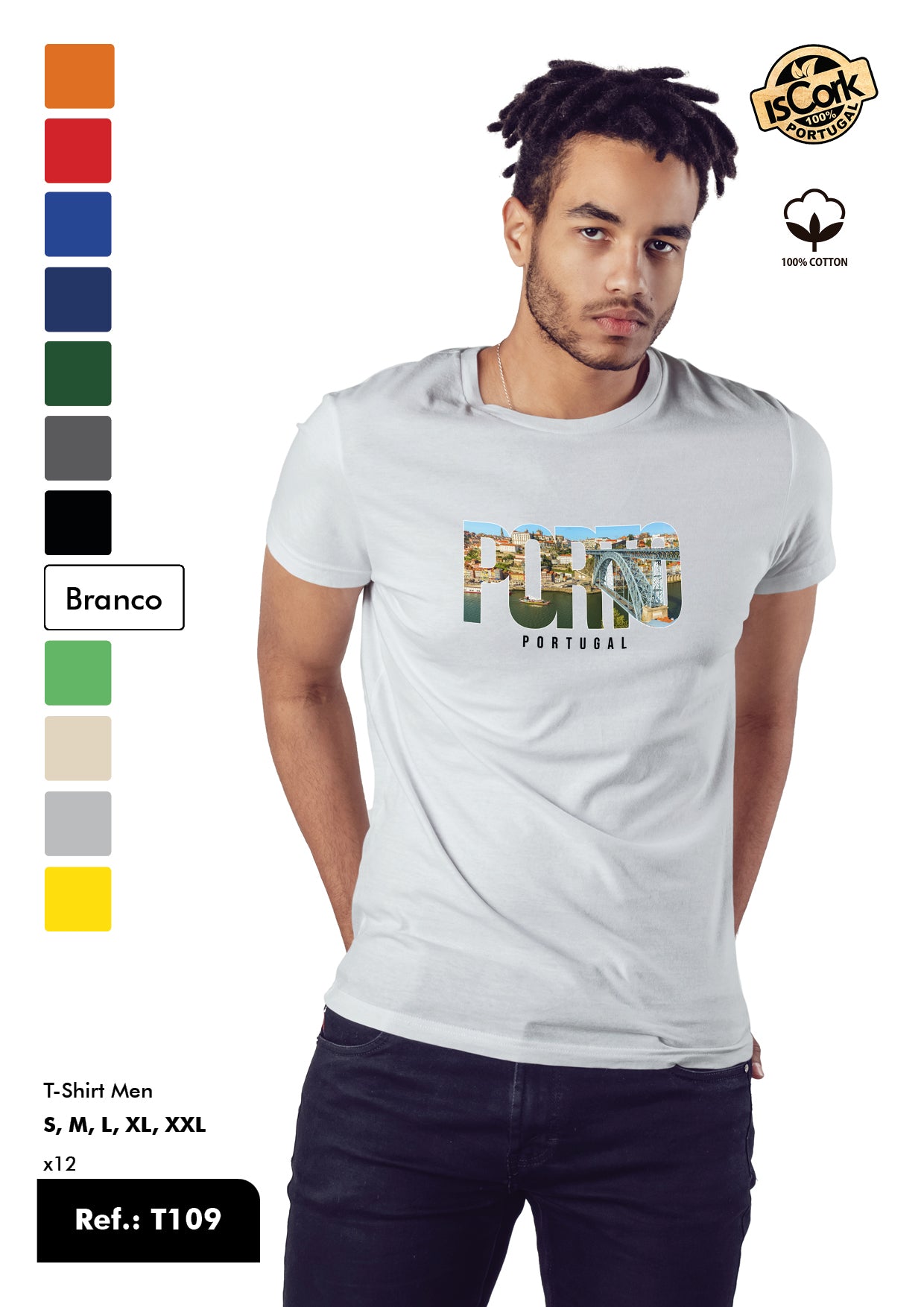 T-Shirt Adulto - Ref. T109 - Porto