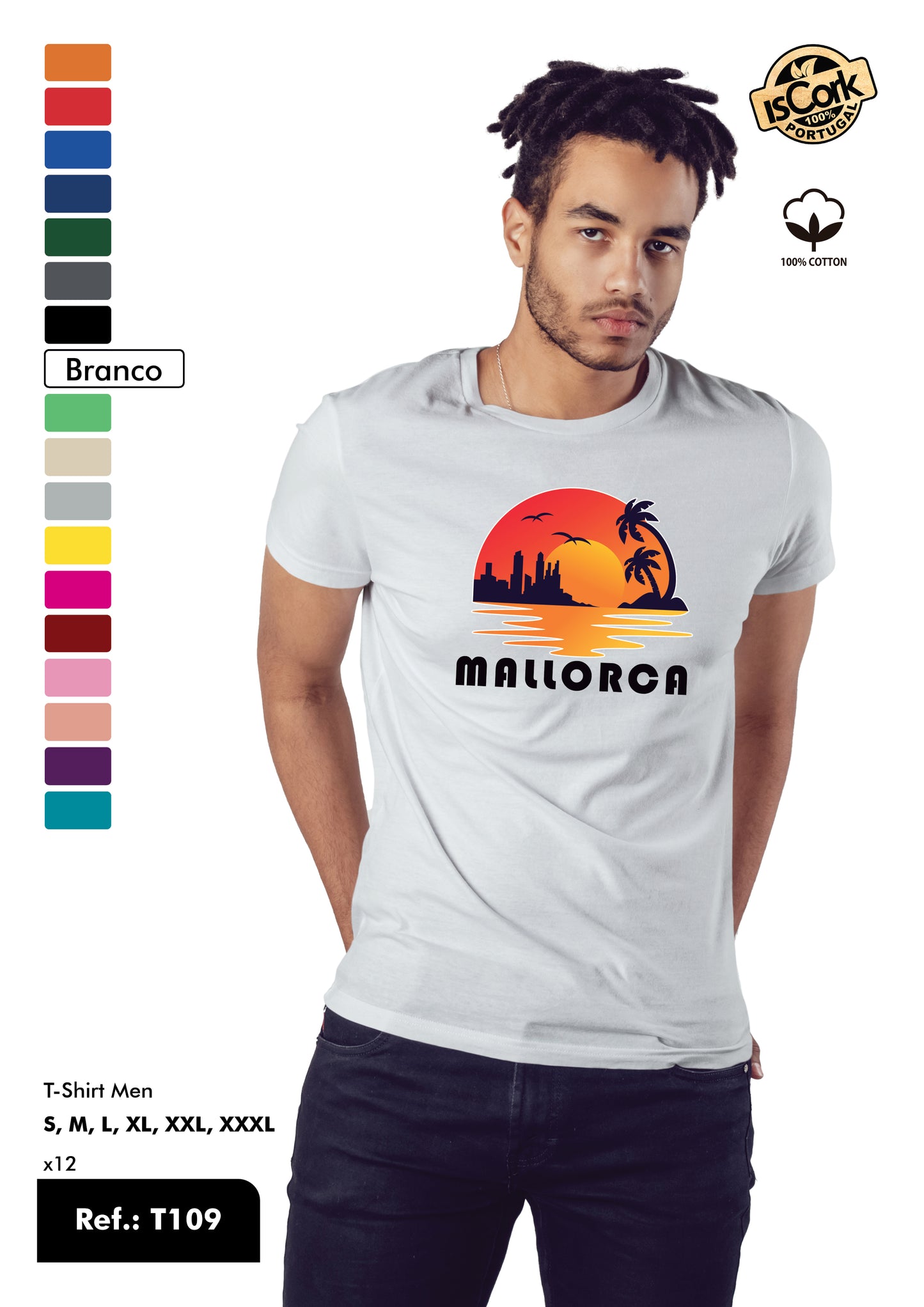 T-Shirt Adulto - Ref. T109 - Mallorca