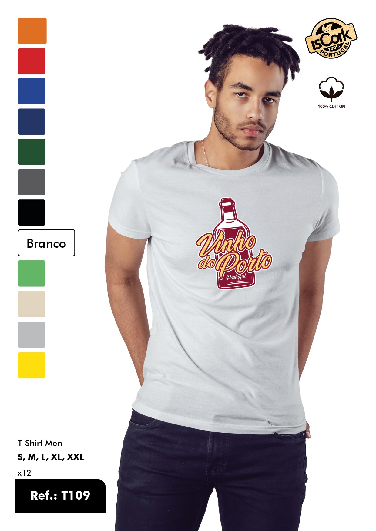 T-Shirt Adulto - Ref. T109 - Porto
