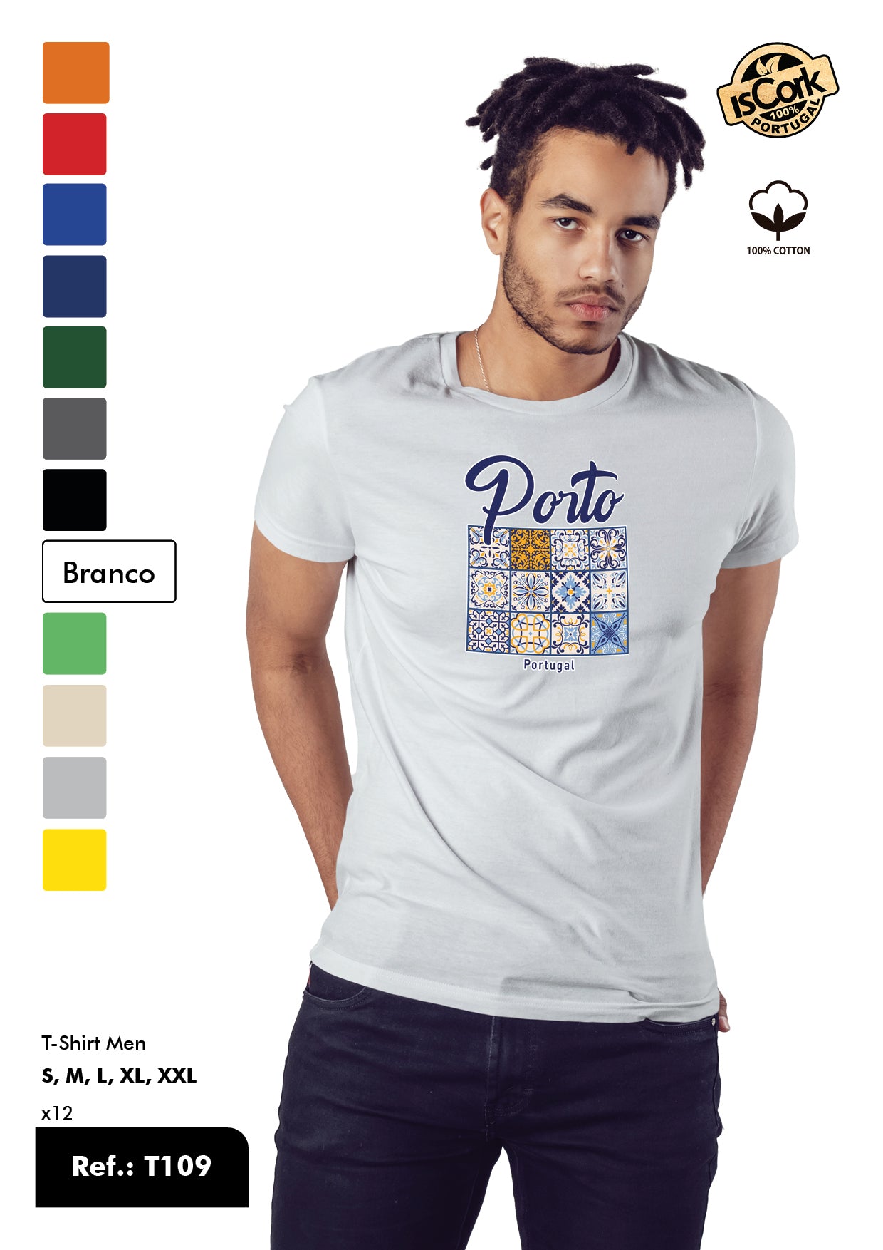 T-Shirt Adulto - Ref. T109 - Porto