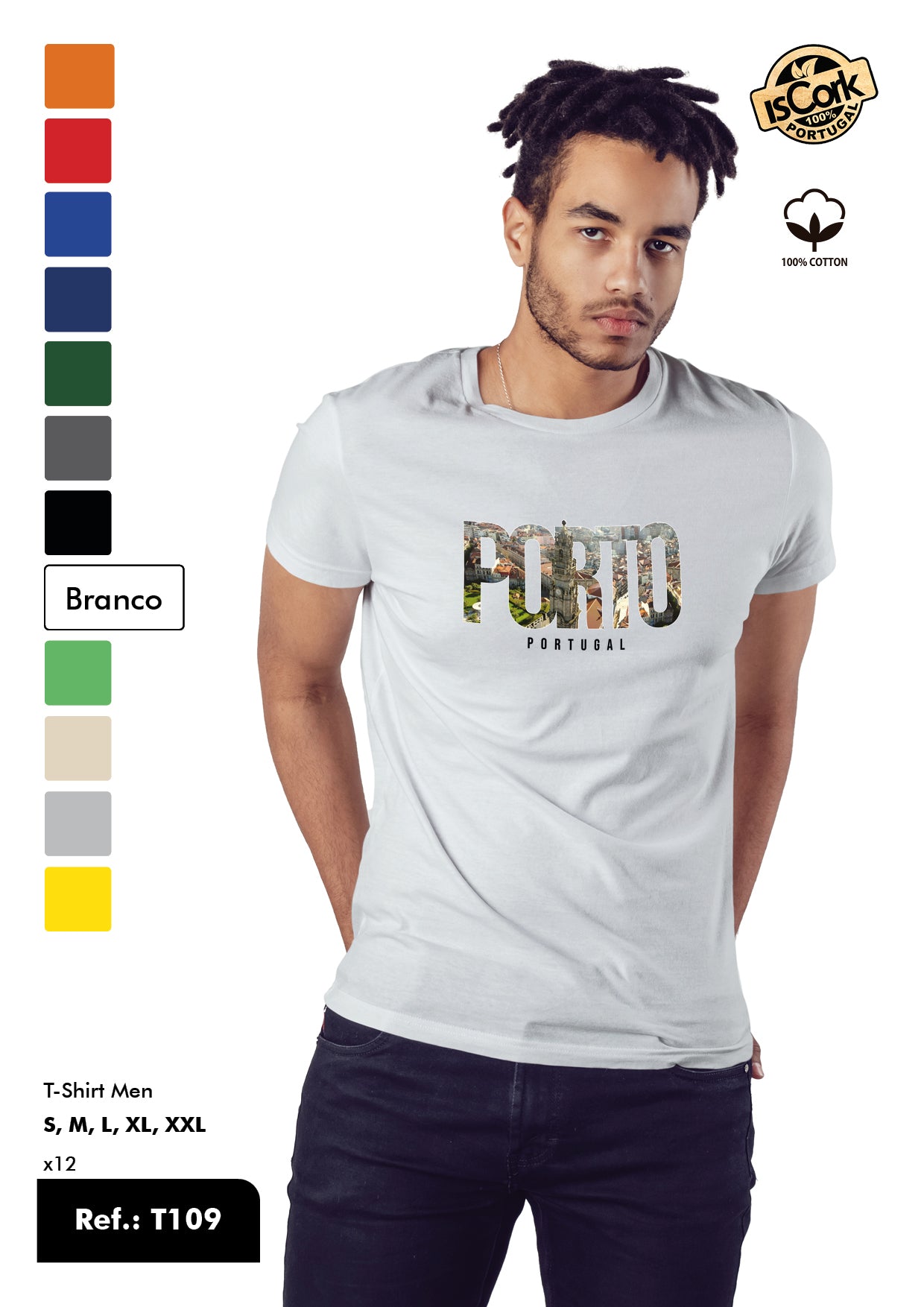 T-Shirt Adulto - Ref. T109 - Porto