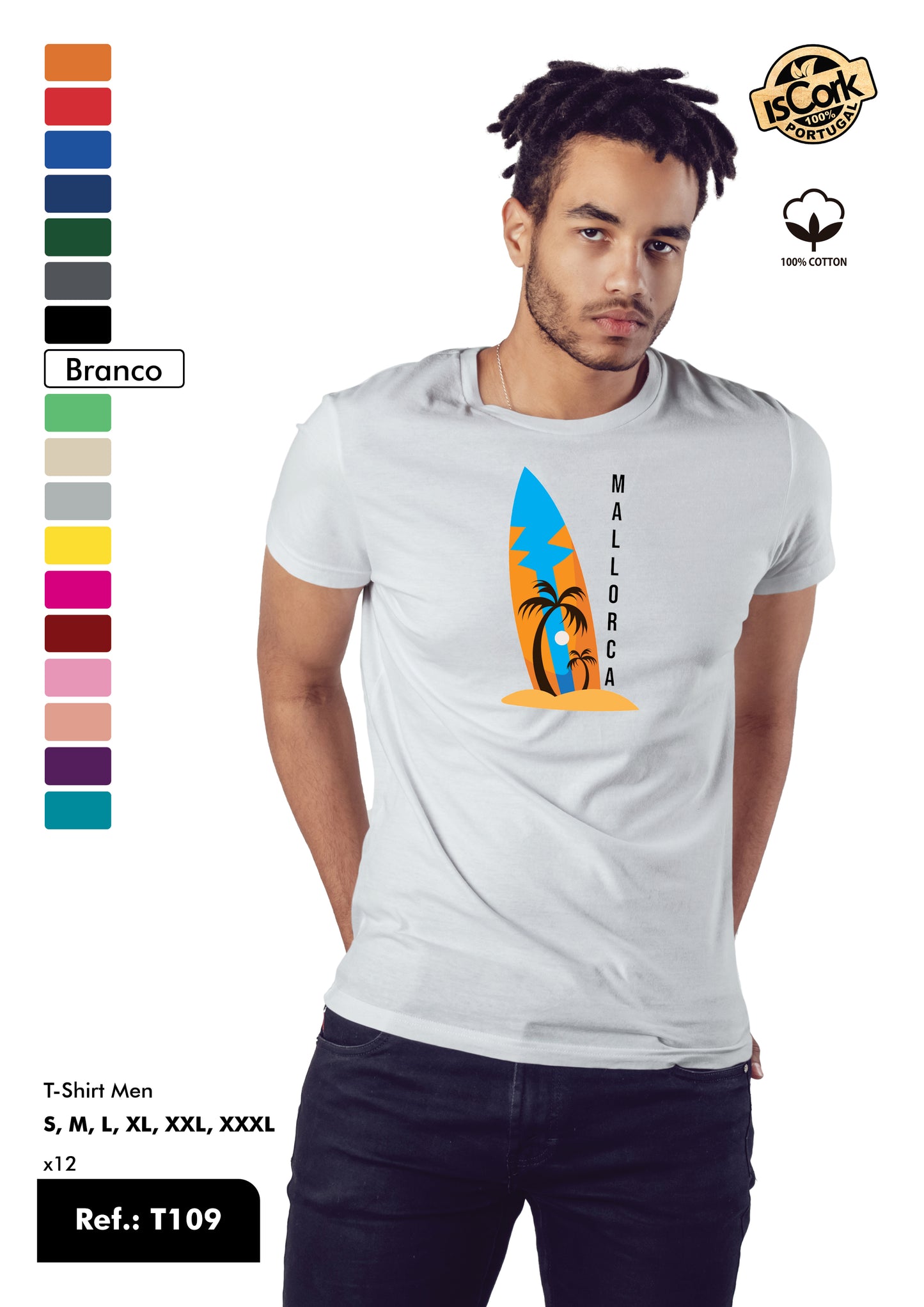 T-Shirt Adulto - Ref. T109 - Mallorca