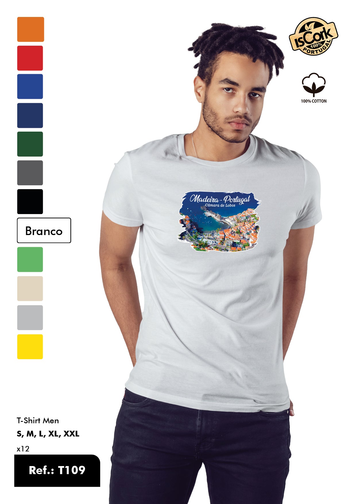T-Shirt Adulto - Ref. T109 - Madeira
