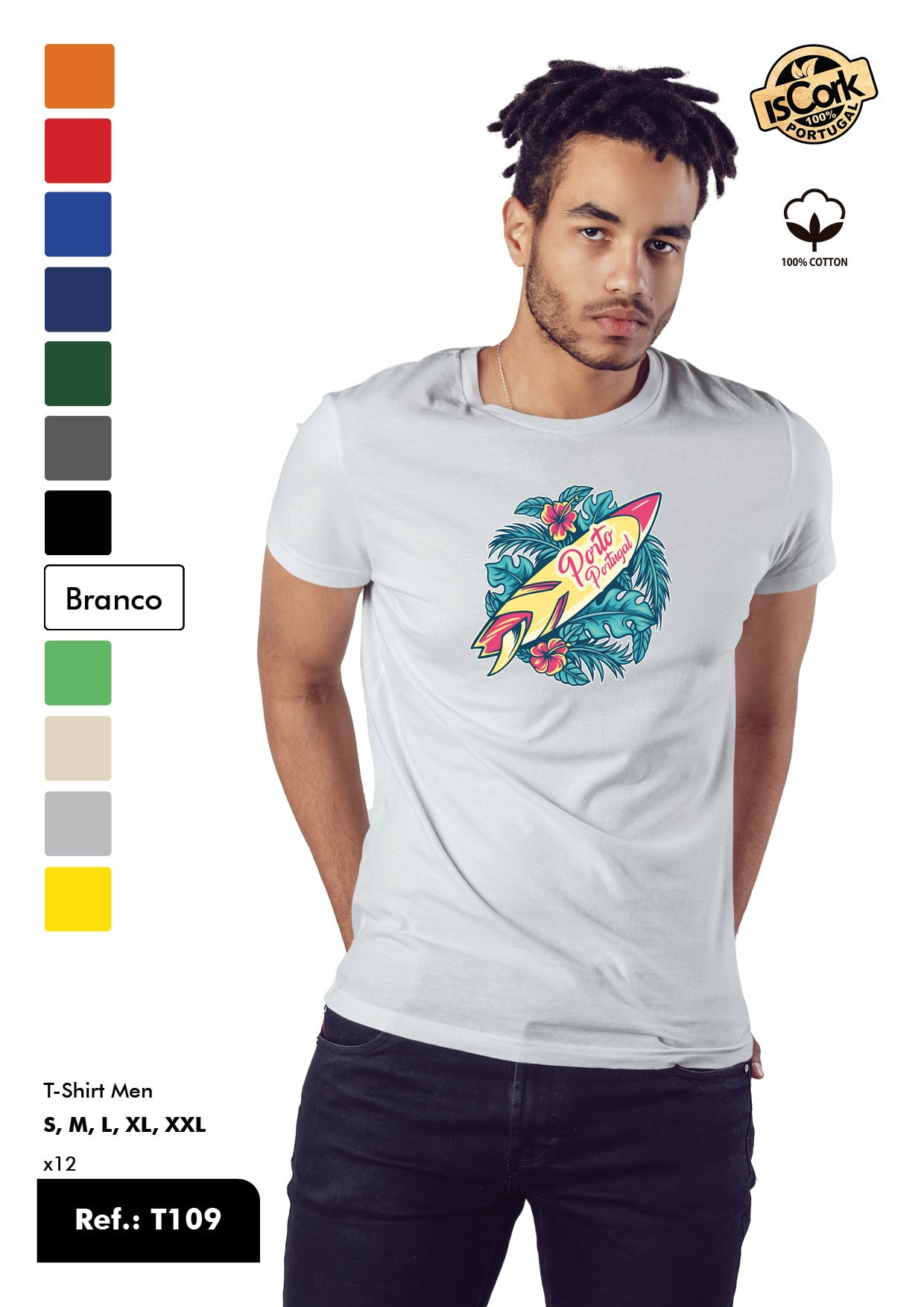 T-Shirt Adulto - Ref. T109 - Porto