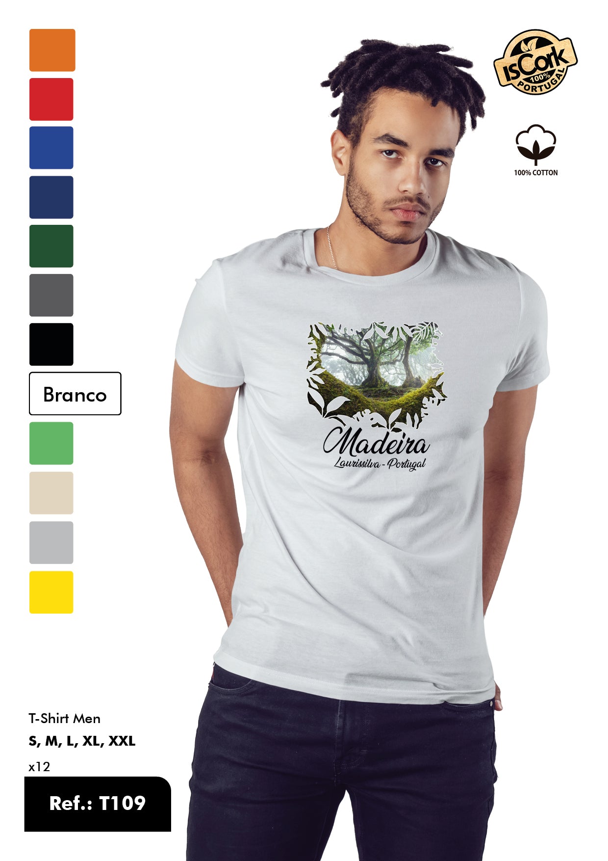 T-Shirt Adulto - Ref. T109 - Madeira