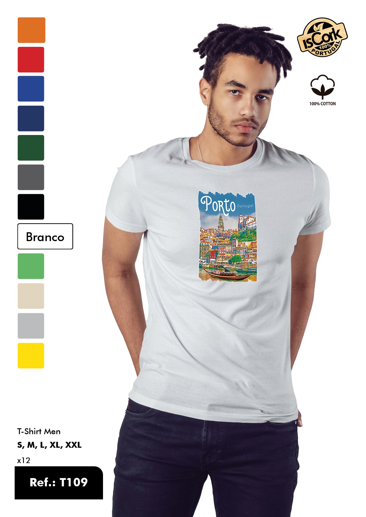 T-Shirt Adulto - Ref. T109 - Porto